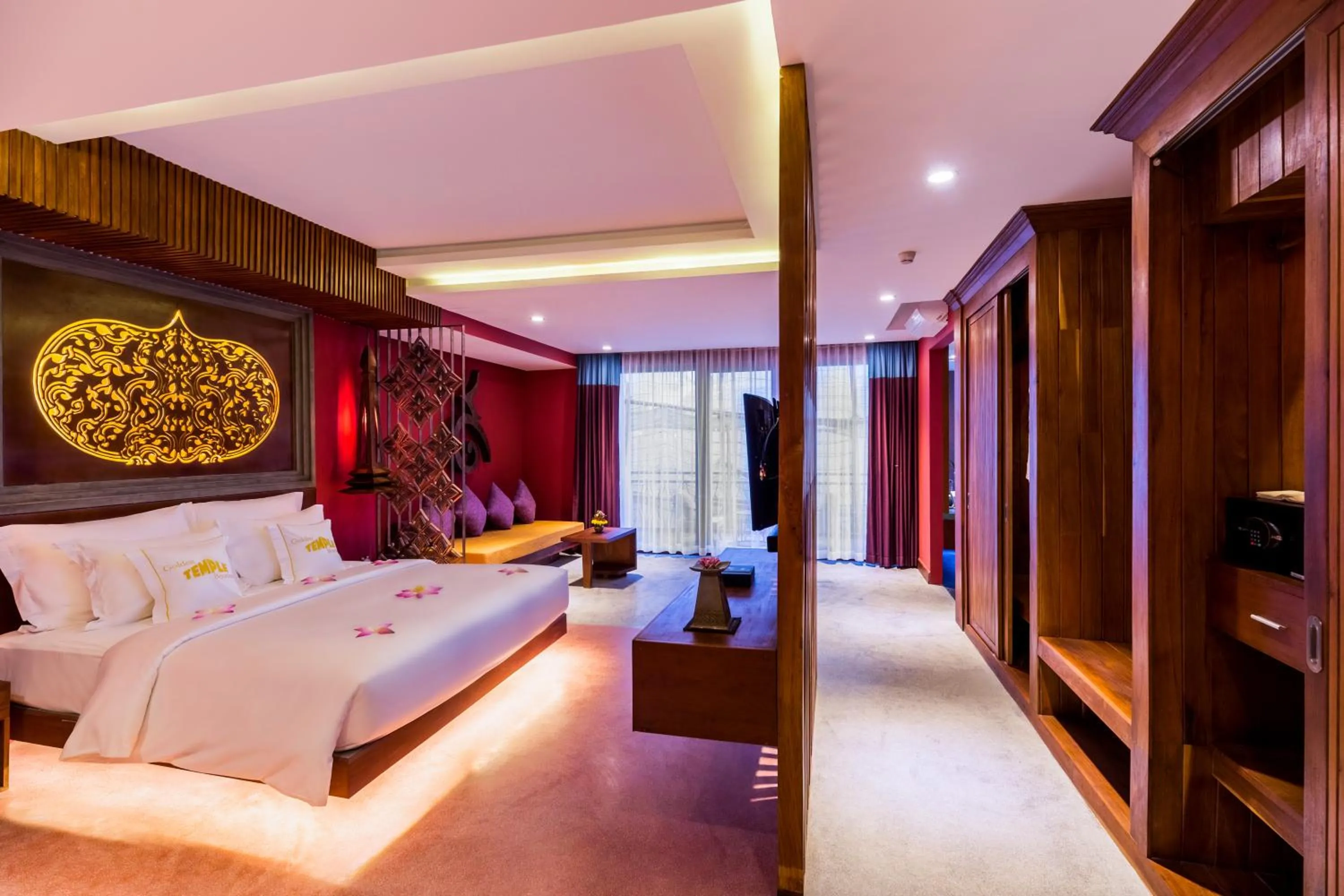 Bedroom, Bed in Golden Temple Boutique