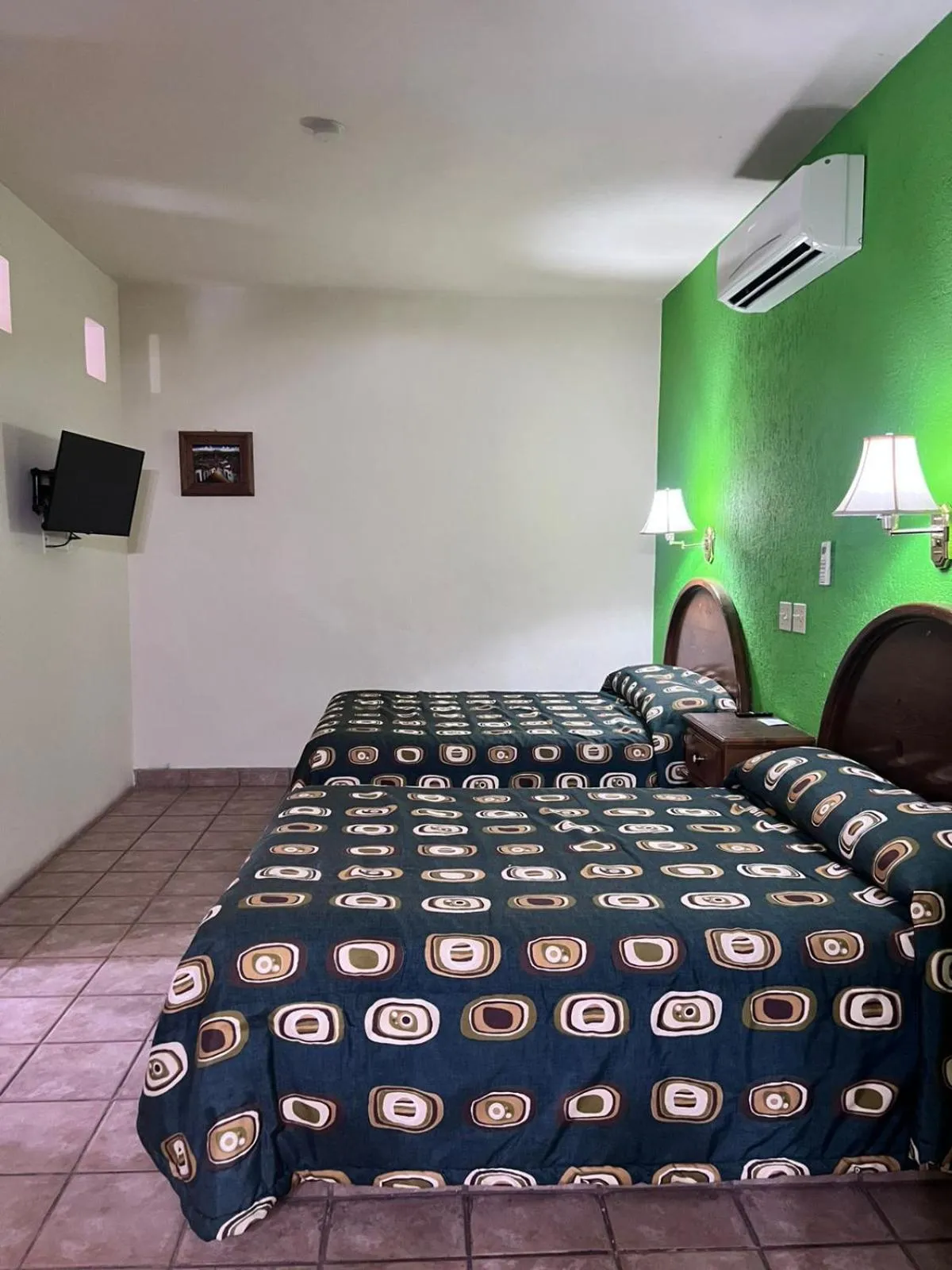 Bed in Hacienda Suites Loreto