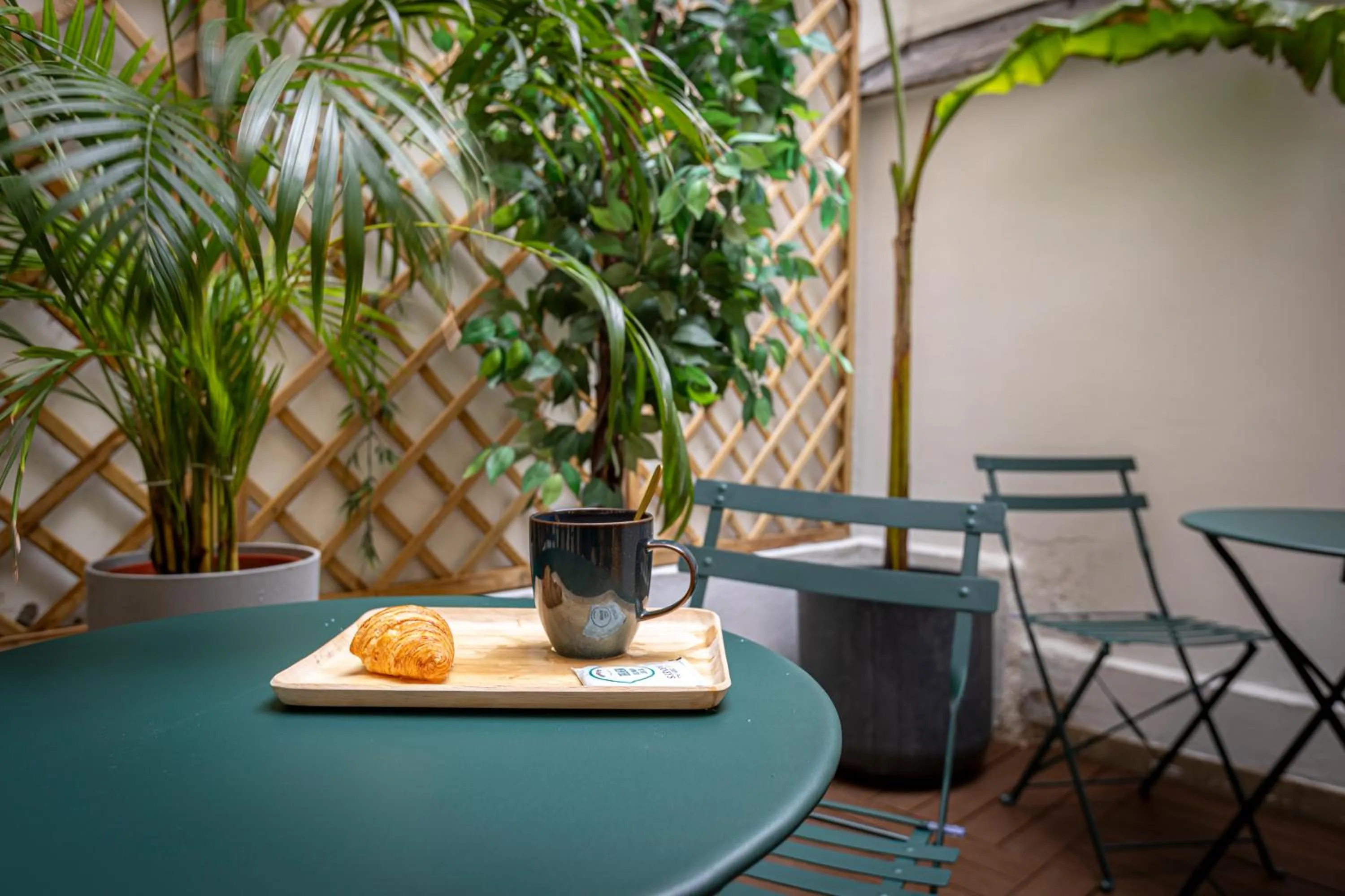 Patio in Splendid Hôtel