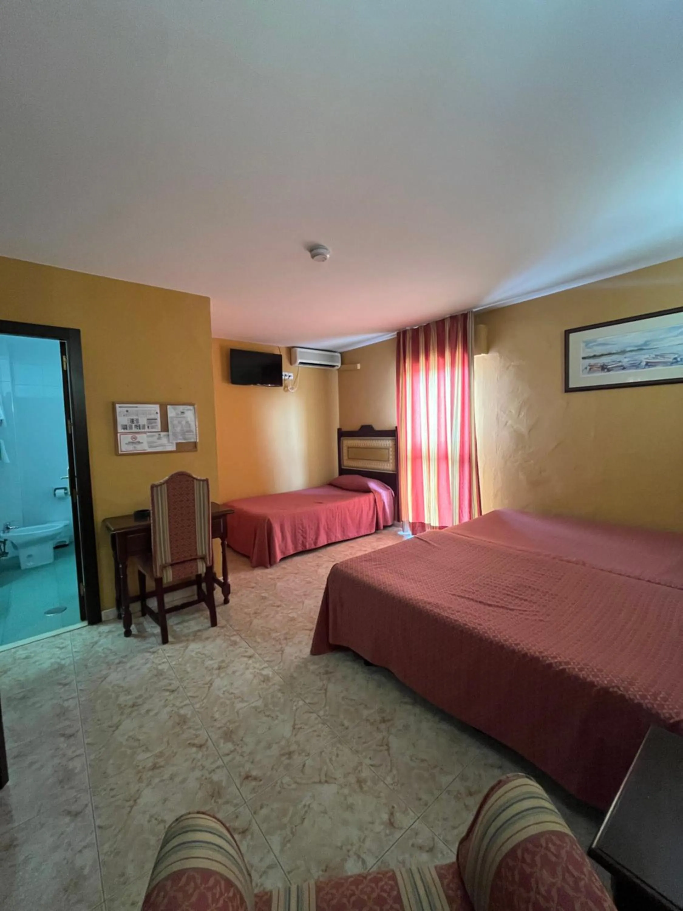 Bed in Hotel La Barca