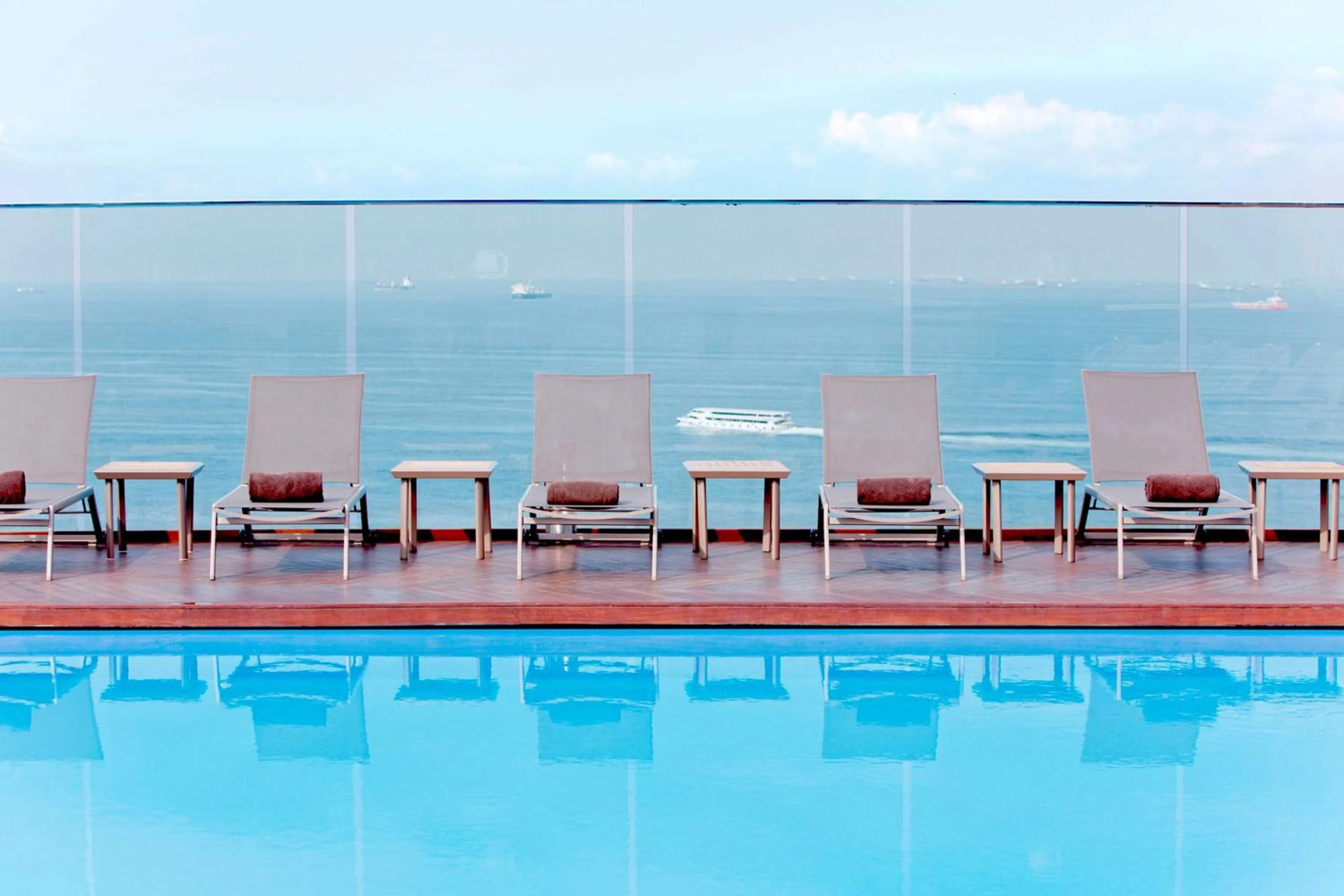 Pool view in DoubleTree By Hilton Istanbul - Moda