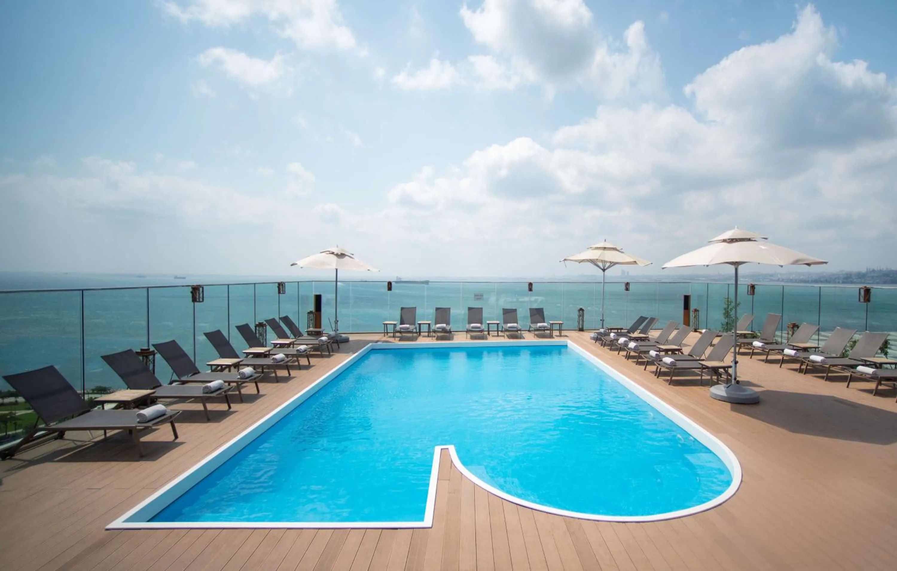 Pool view in DoubleTree By Hilton Istanbul - Moda