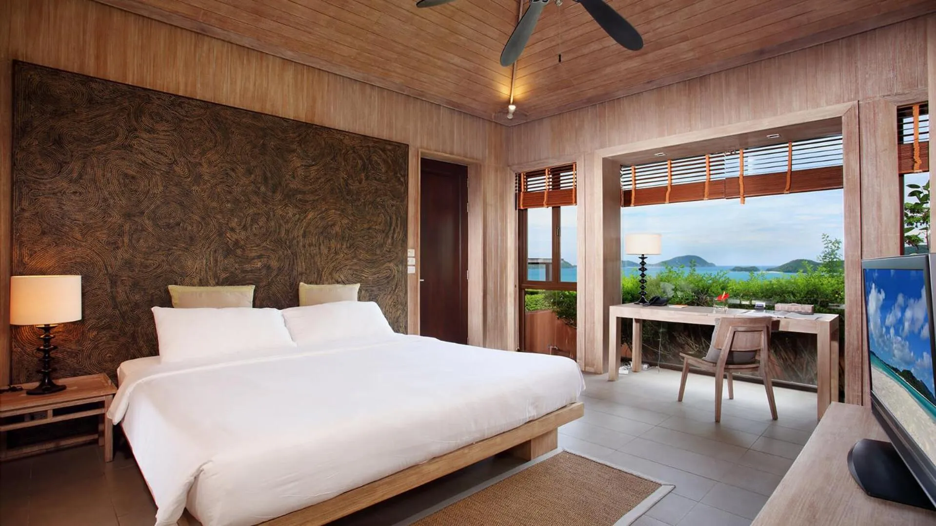 Bed in Sri Panwa Phuket Luxury Pool Villa Hotel - SHA Plus