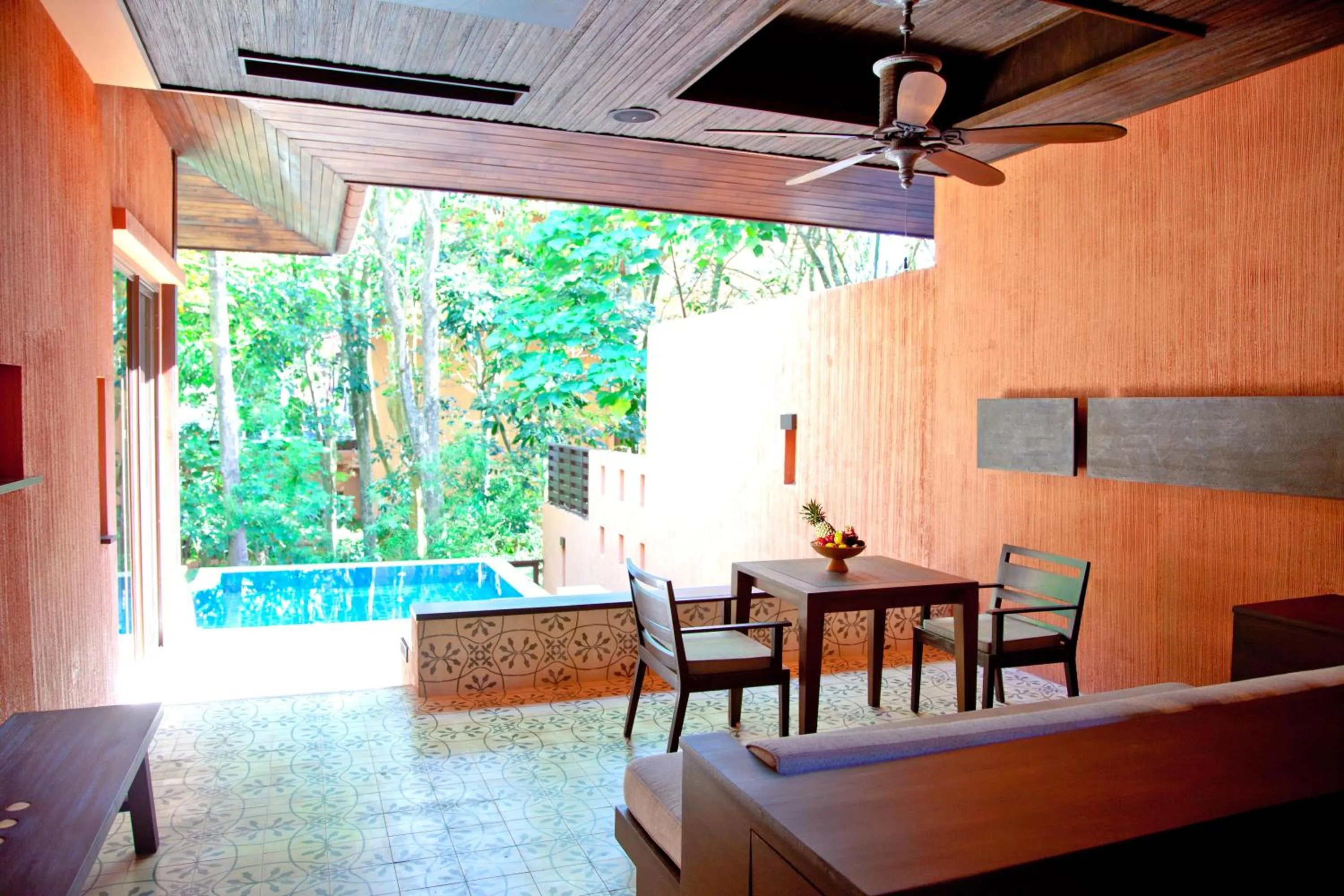 Living room in Sri Panwa Phuket Luxury Pool Villa Hotel - SHA Plus