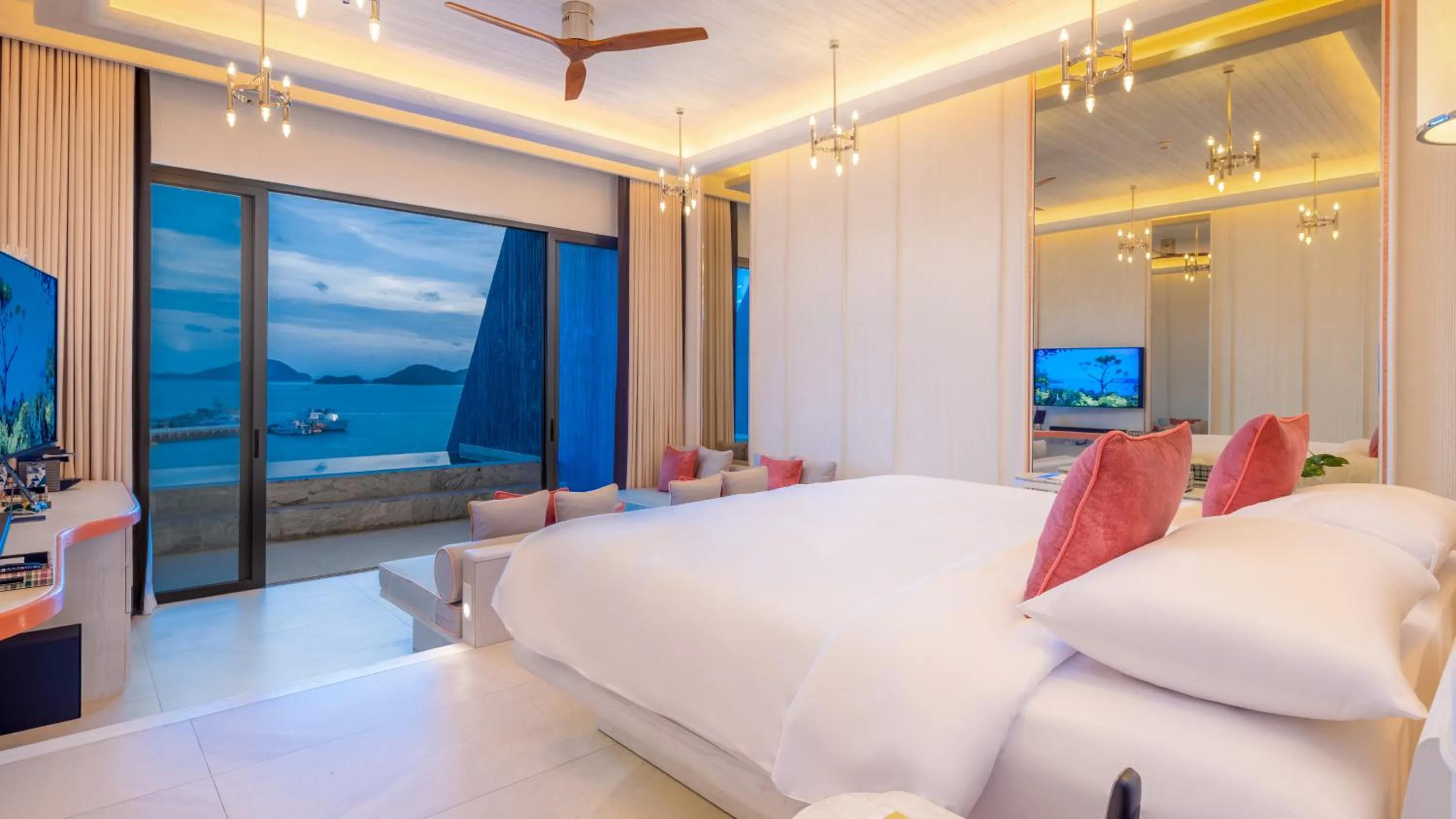 Bed in Sri Panwa Phuket Luxury Pool Villa Hotel - SHA Plus