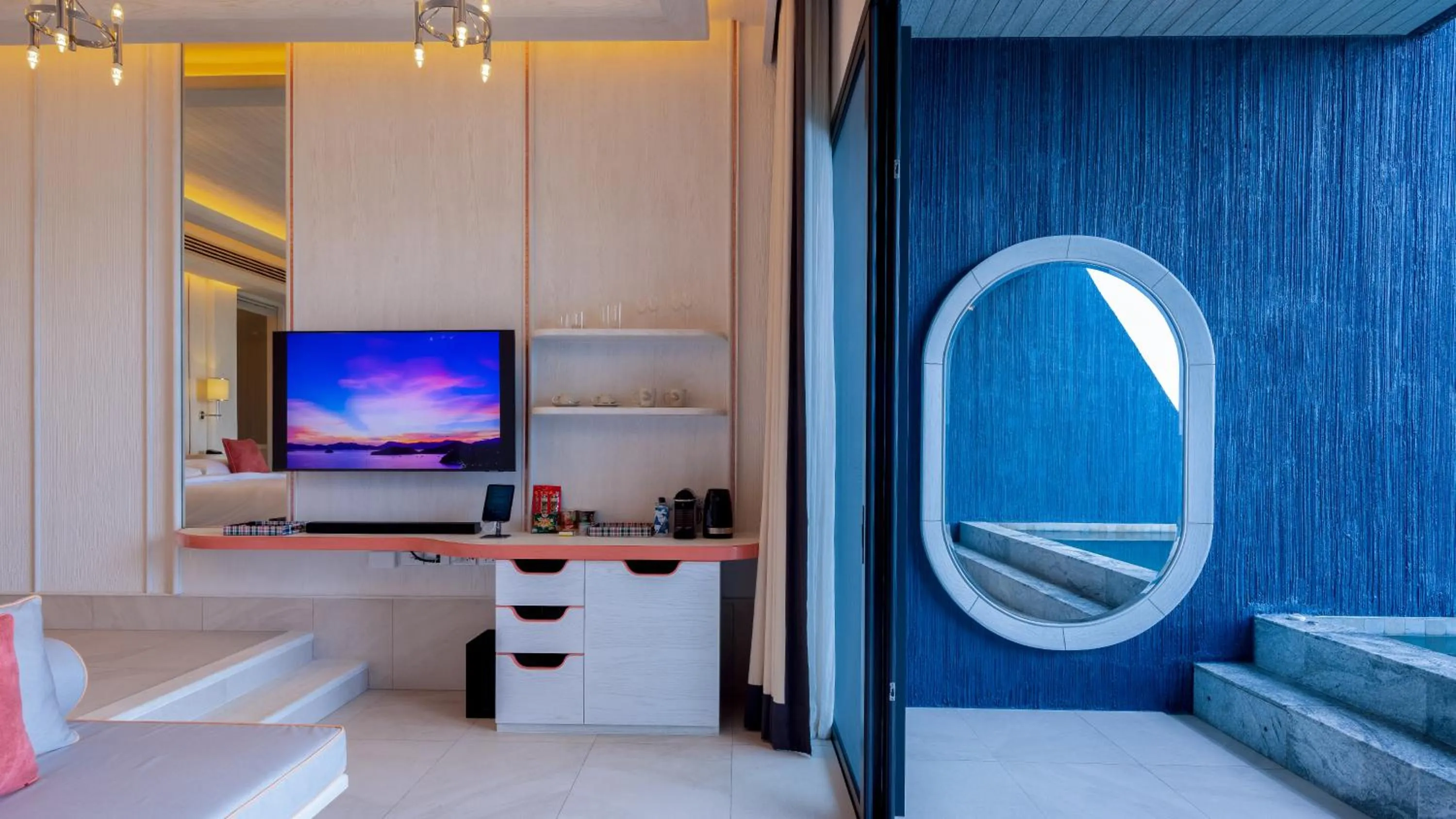 TV and multimedia, Bed in Sri Panwa Phuket Luxury Pool Villa Hotel - SHA Plus