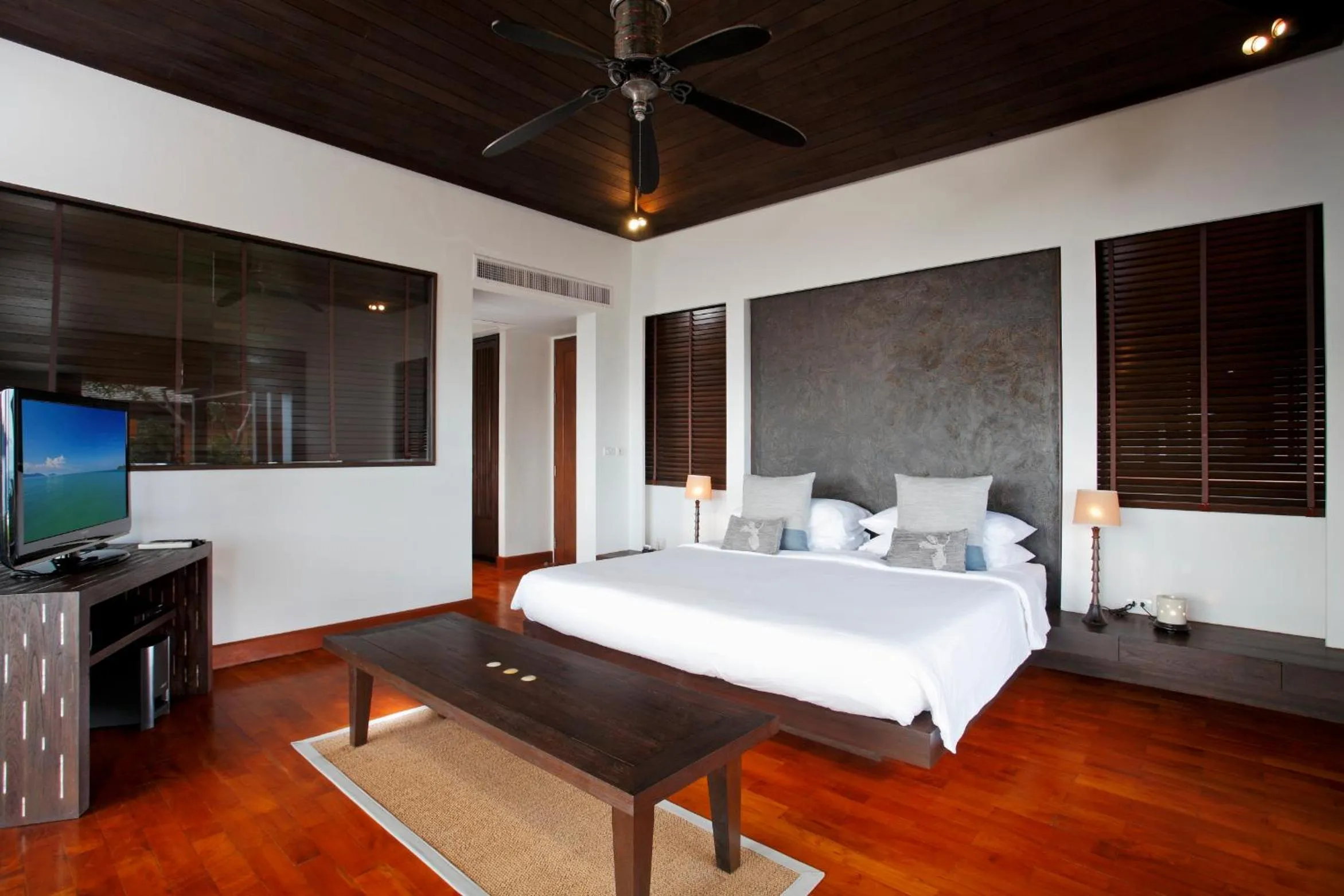 Bedroom, Bed in Sri Panwa Phuket Luxury Pool Villa Hotel - SHA Plus