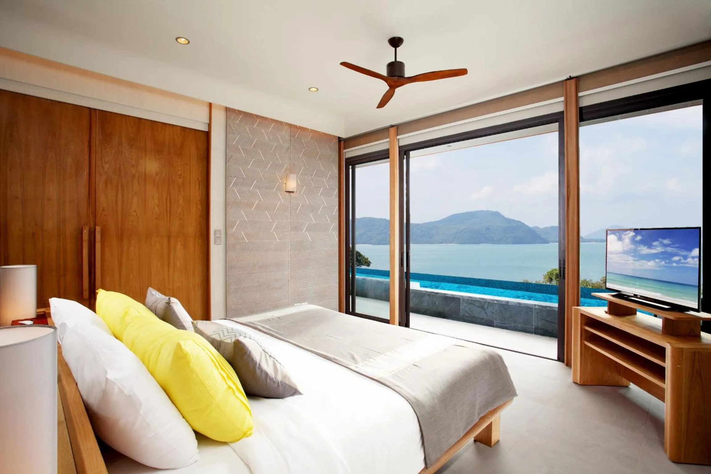Bed in Sri Panwa Phuket Luxury Pool Villa Hotel - SHA Plus