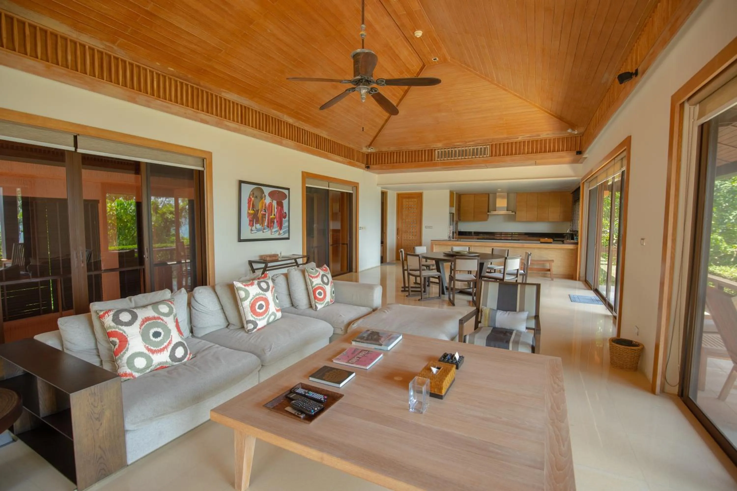 Living room in Sri Panwa Phuket Luxury Pool Villa Hotel - SHA Plus