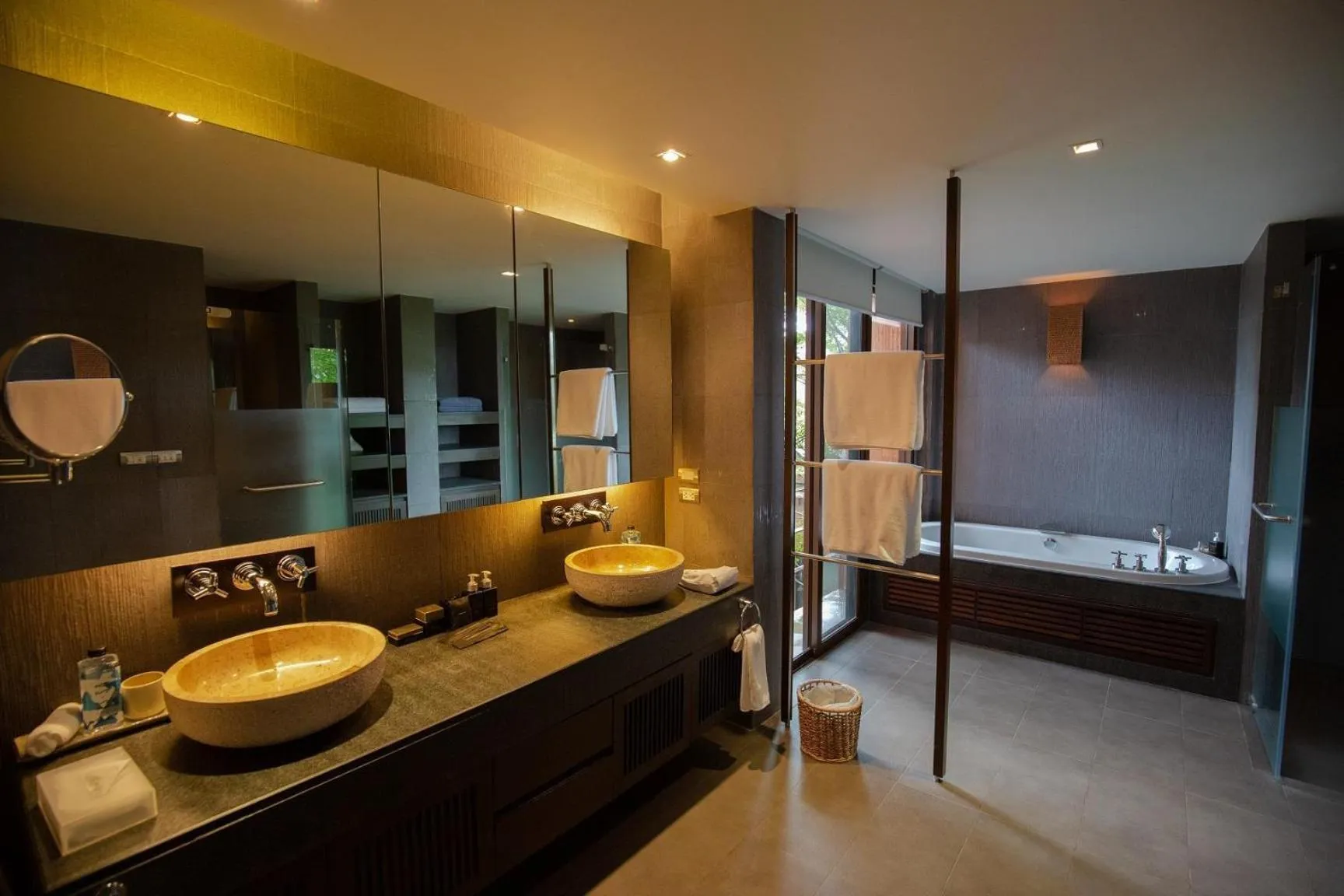 Bathroom, Bed in Sri Panwa Phuket Luxury Pool Villa Hotel - SHA Plus