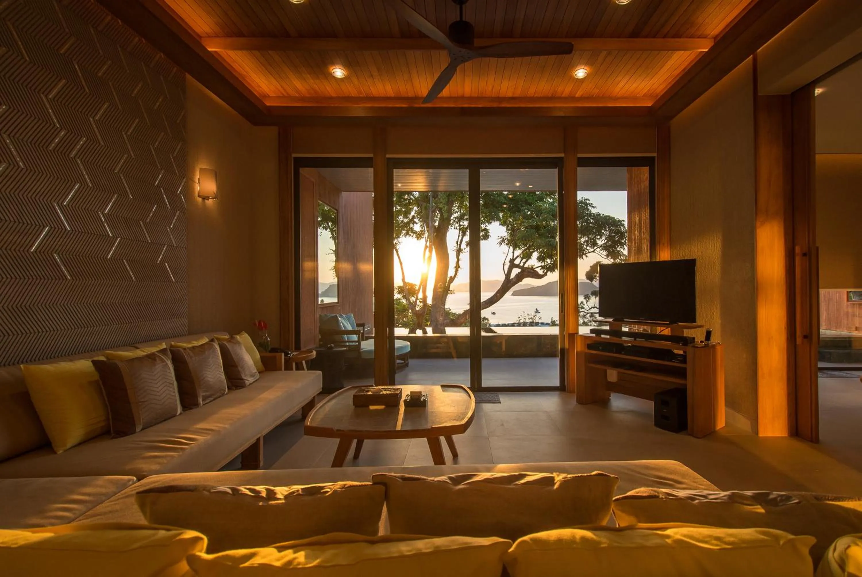 Living room in Sri Panwa Phuket Luxury Pool Villa Hotel - SHA Plus