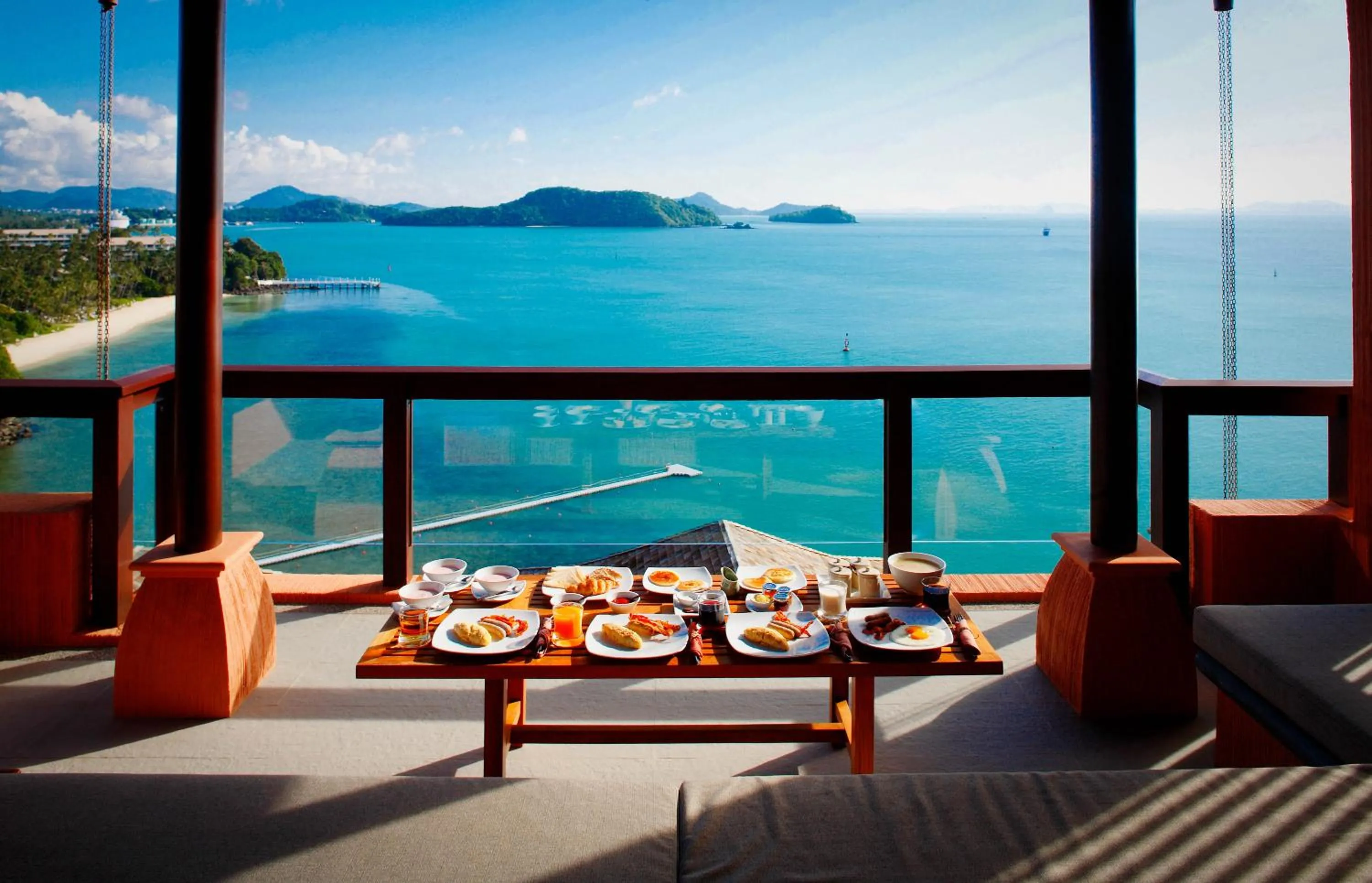 Balcony/Terrace in Sri Panwa Phuket Luxury Pool Villa Hotel - SHA Plus