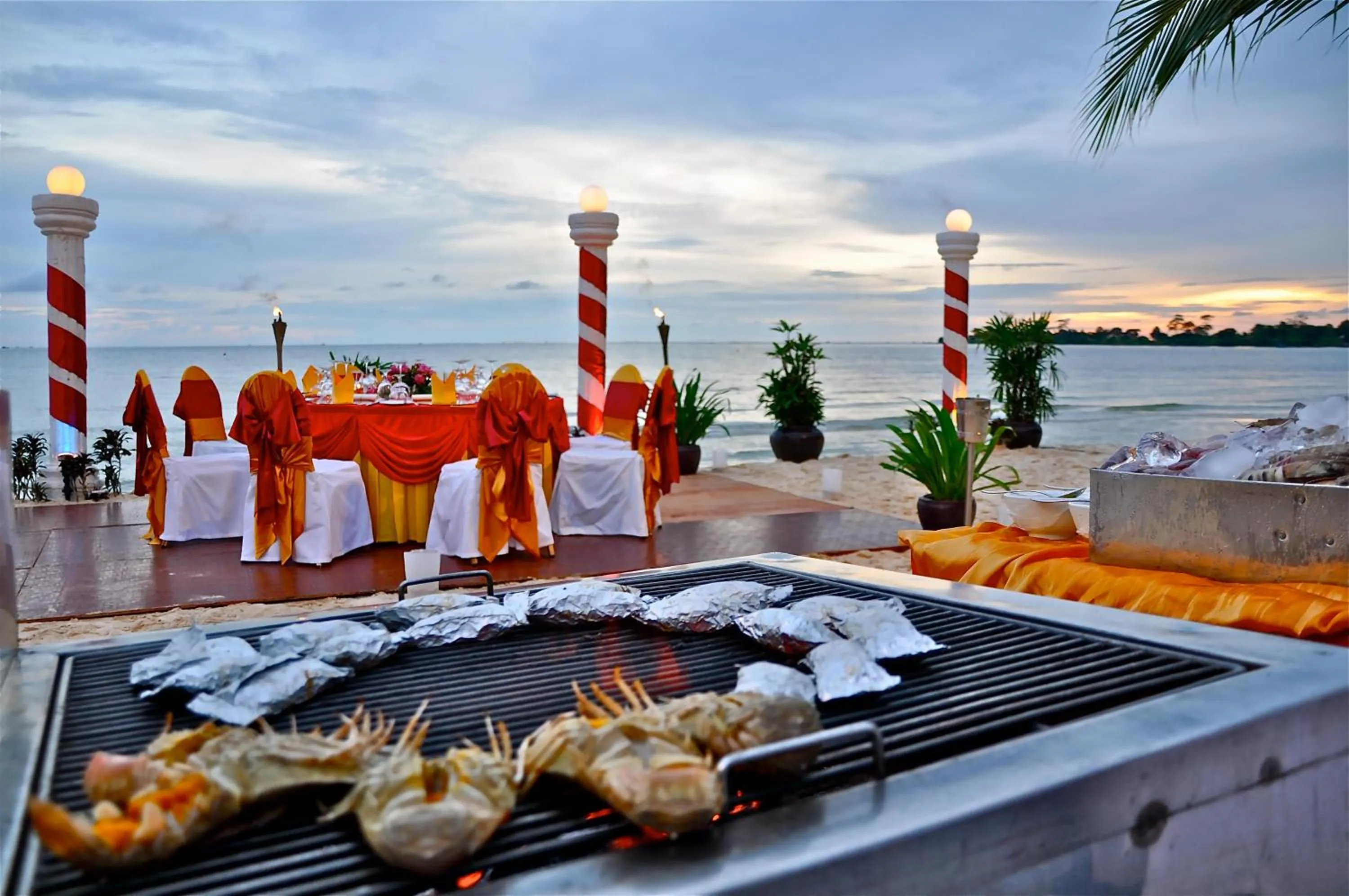 BBQ facilities in Sokha Beach Resort