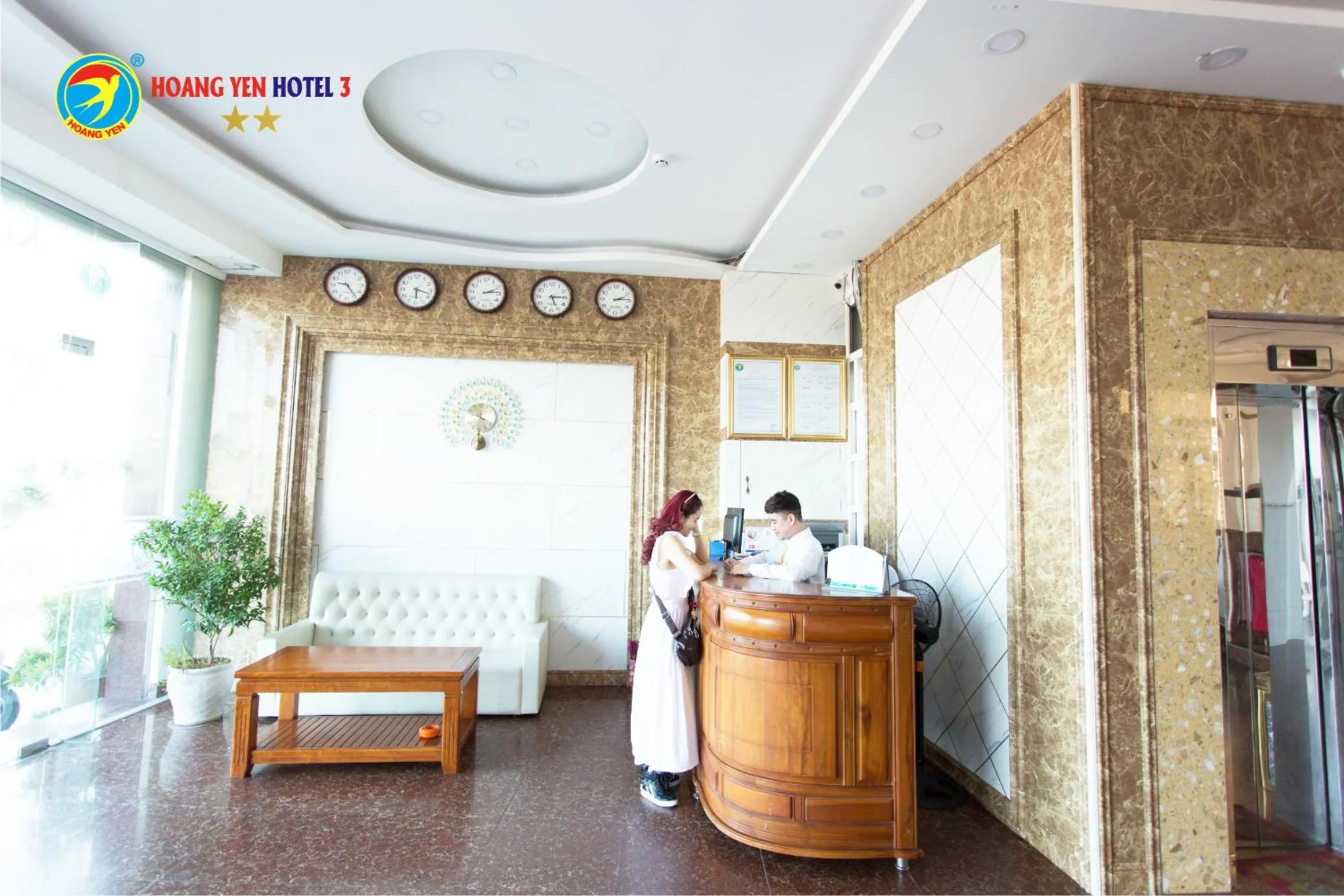 Lobby or reception in Hong Phuc Hotel