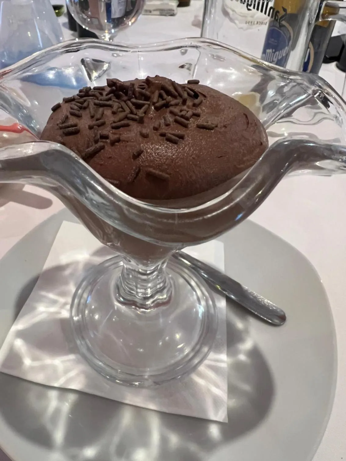 Food and drinks in Hotel El Cisne