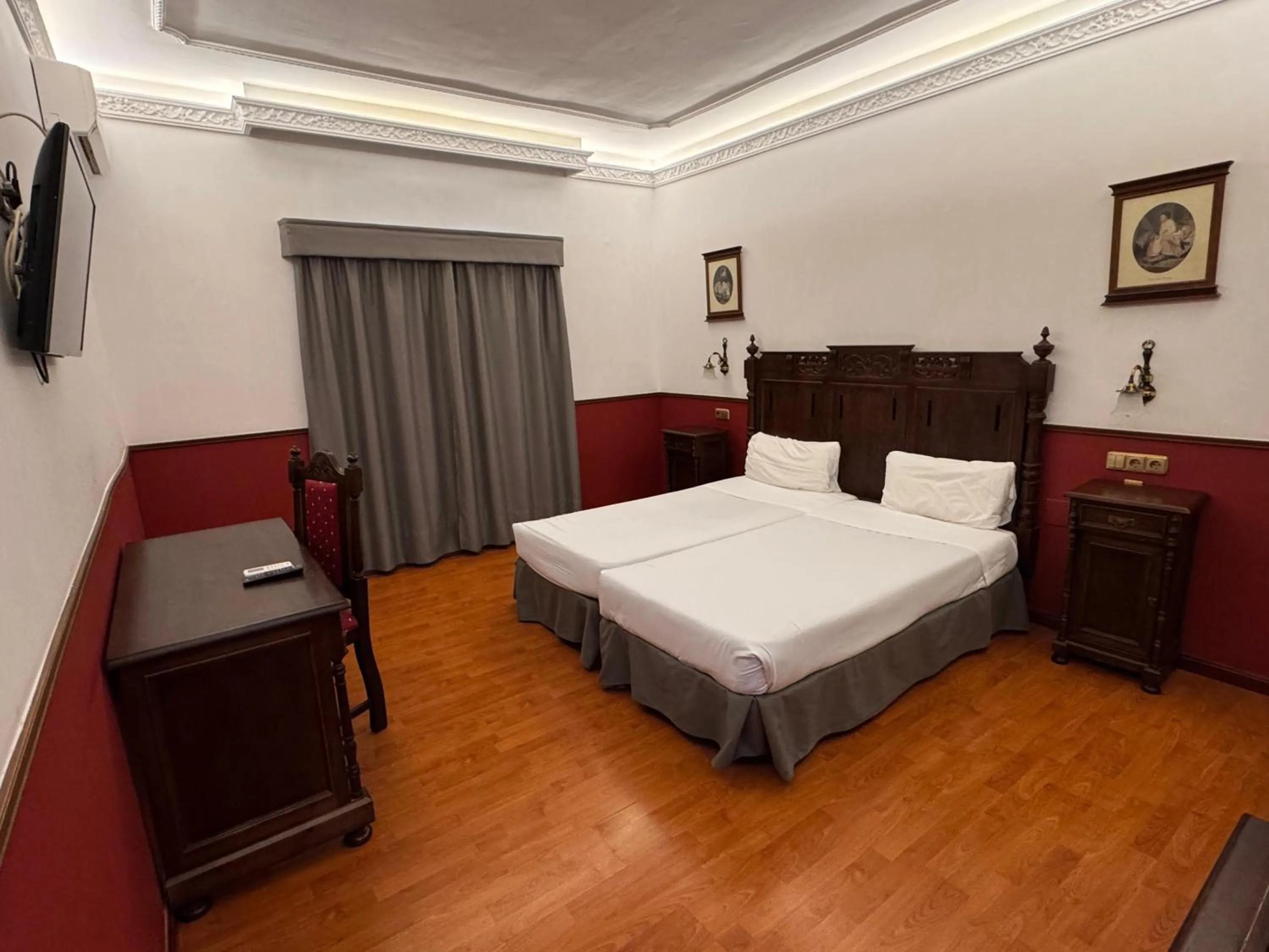 Bed in Hotel El Cisne