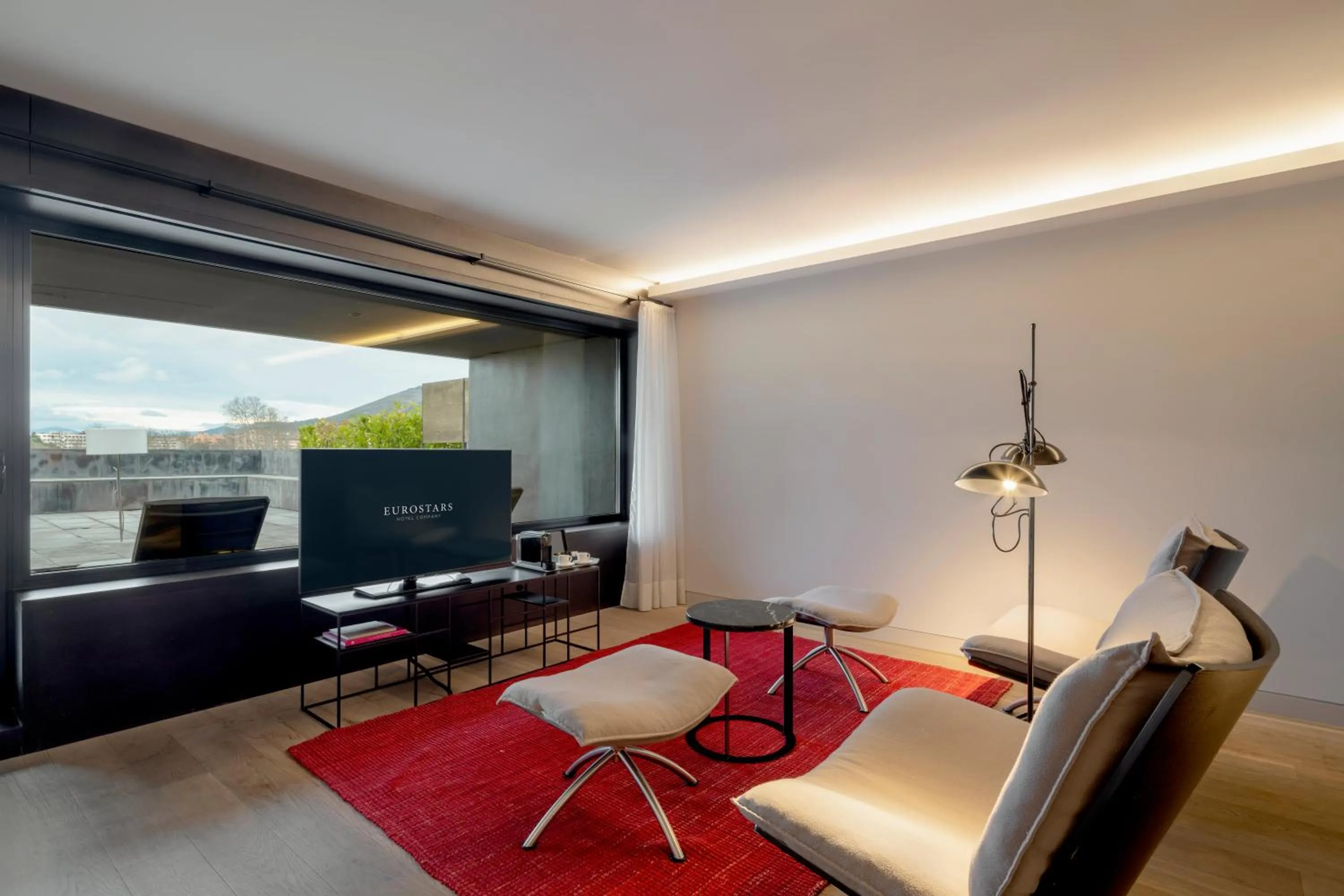 Balcony/Terrace in Eurostars Pamplona