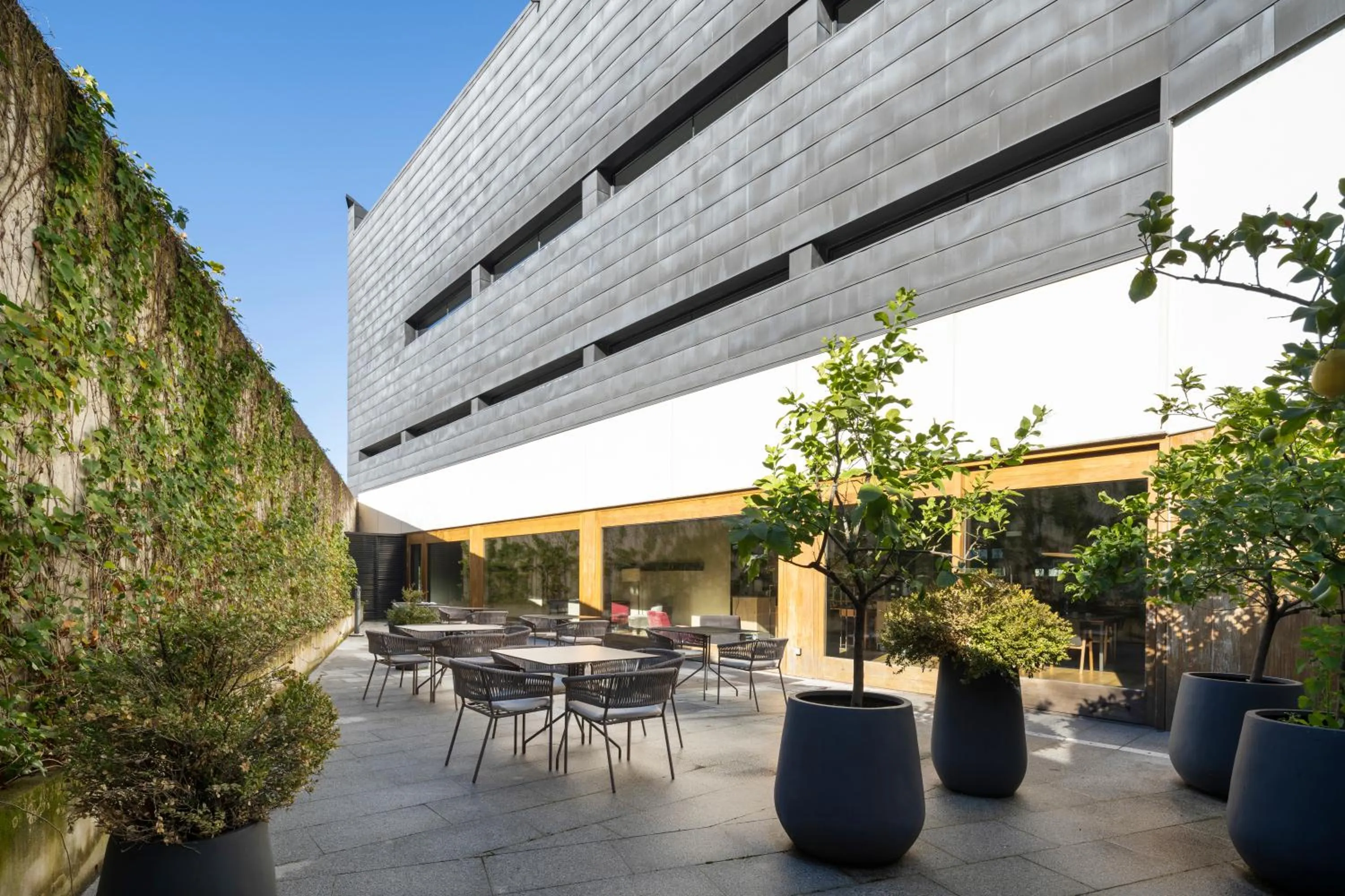 Balcony/Terrace in Eurostars Pamplona