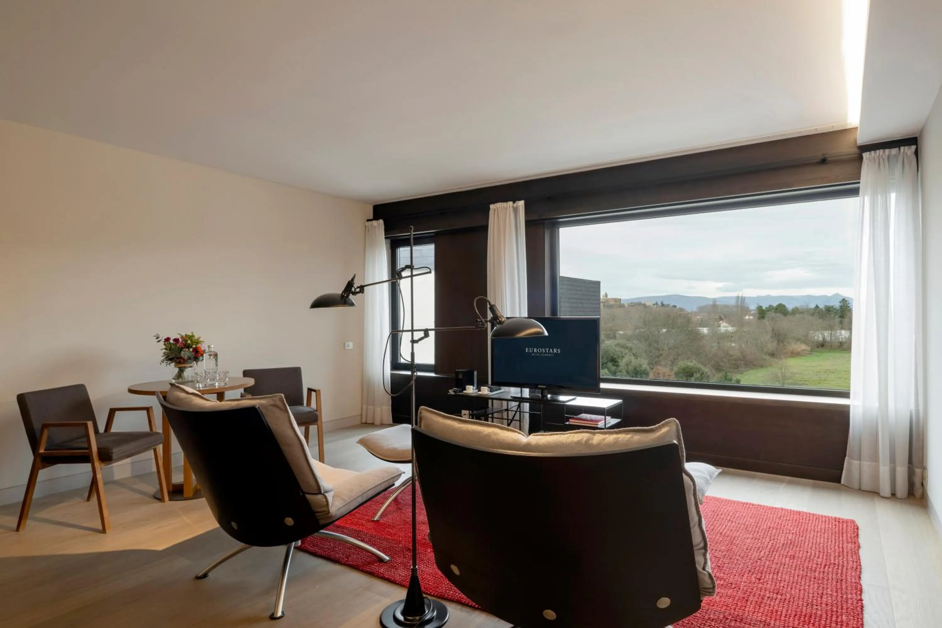 Garden view in Eurostars Pamplona