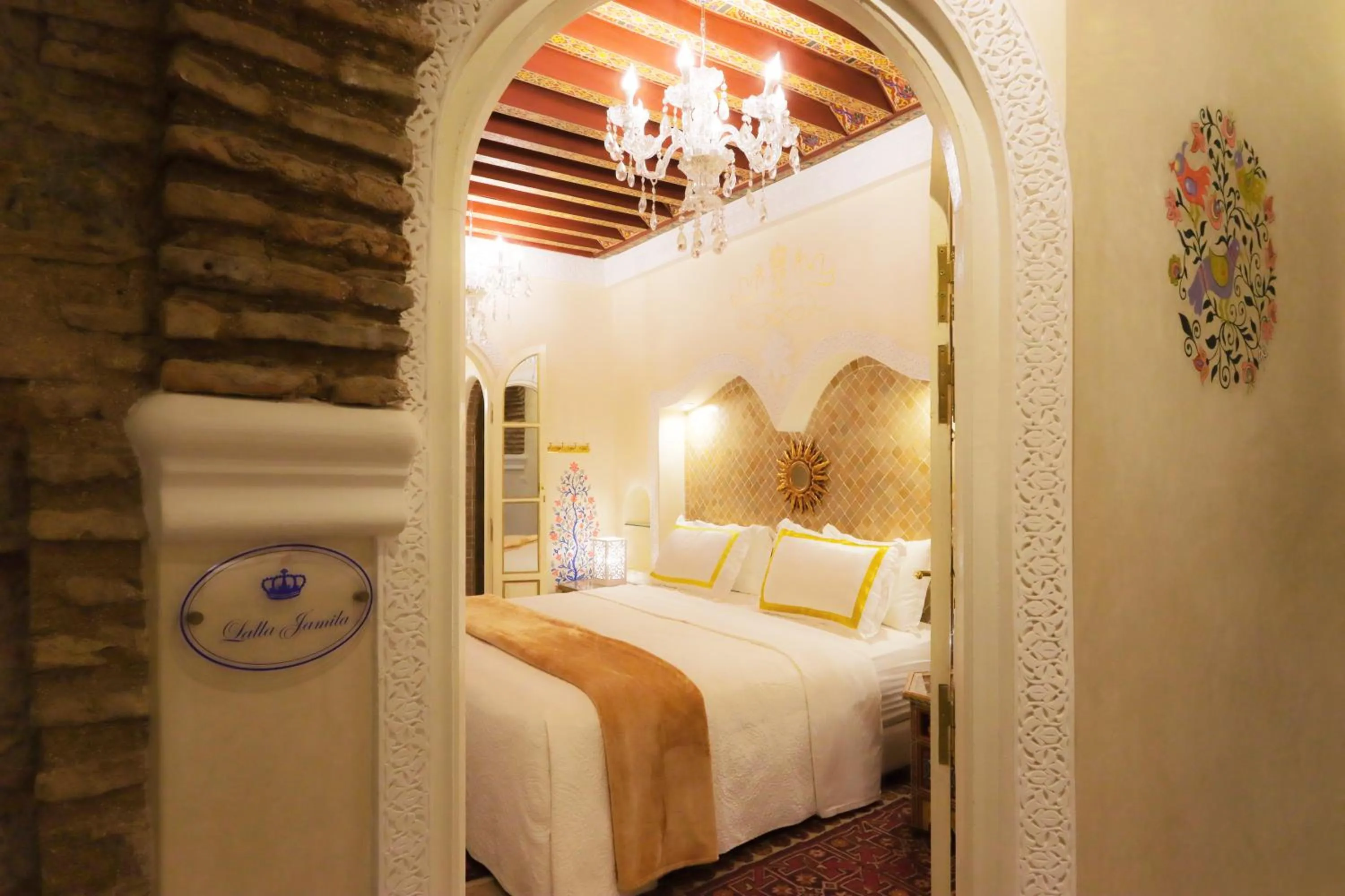 Photo of the whole room, Bed in Riad Palais Des Princesses & Spa