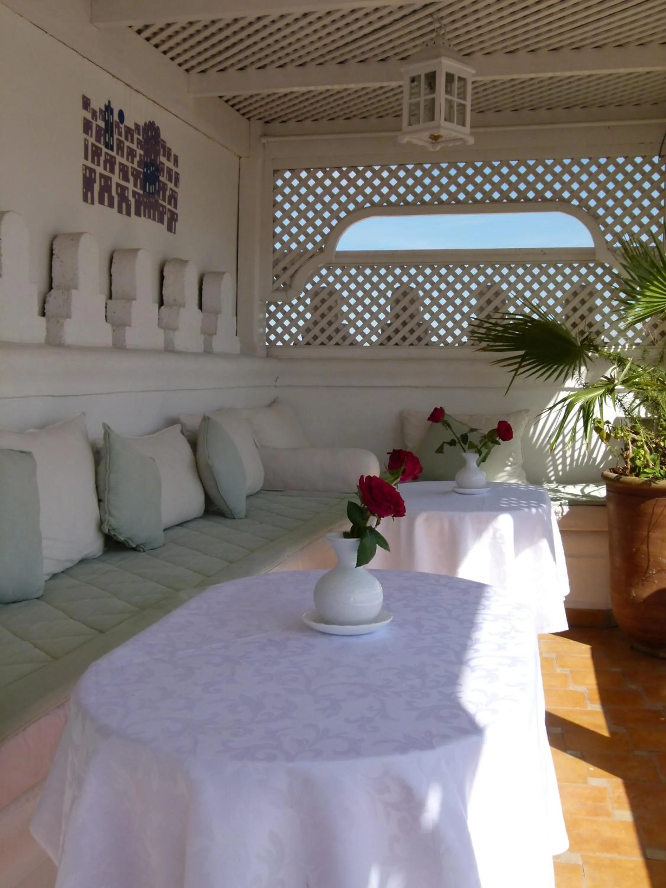 Balcony/Terrace in Riad Palais Des Princesses & Spa