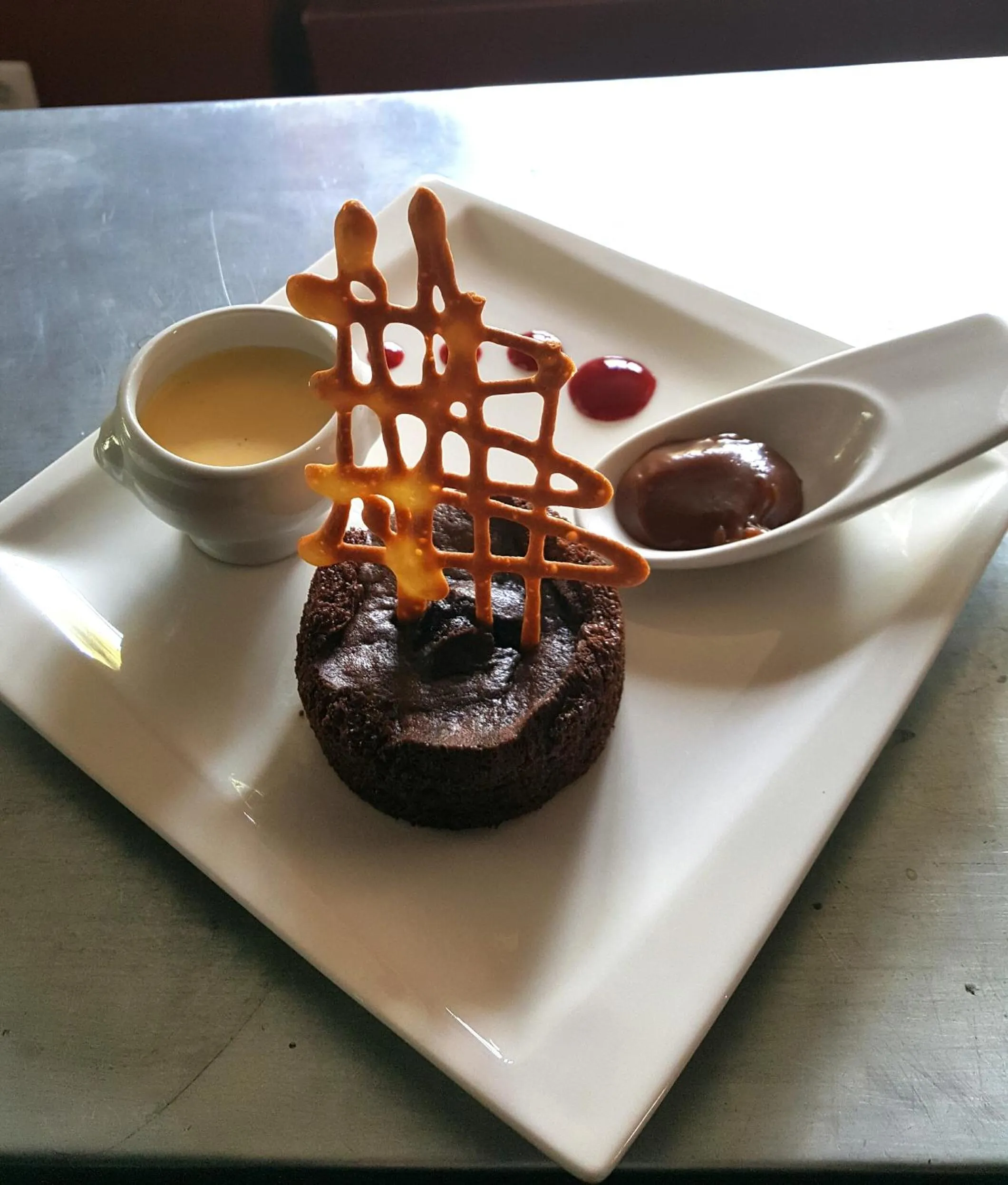 Dinner in L'Auberge de Teissières