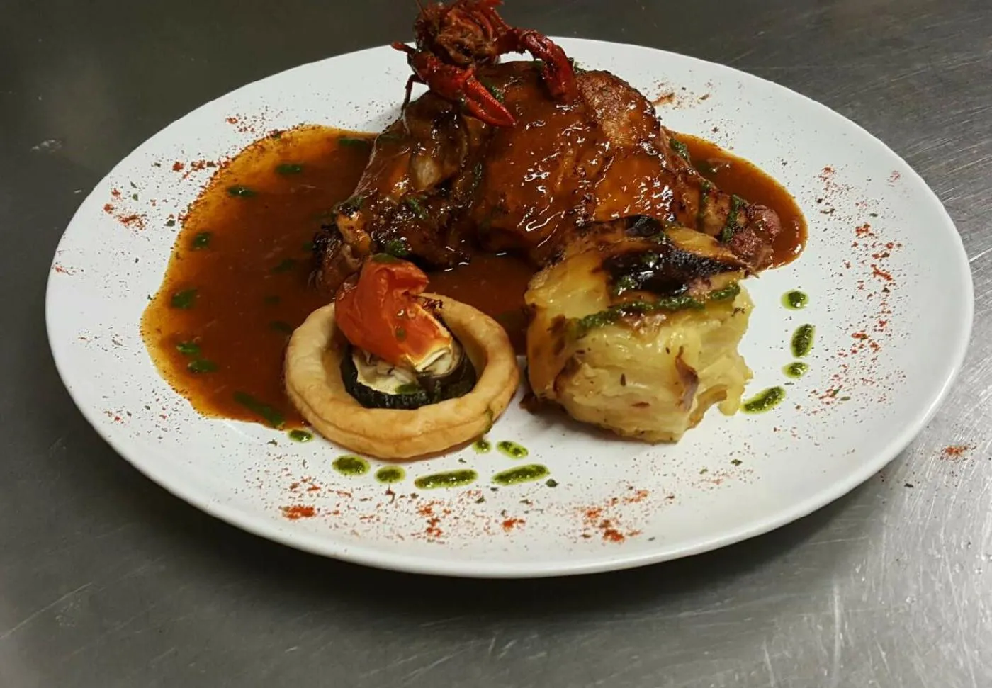 Food close-up in L'Auberge de Teissières