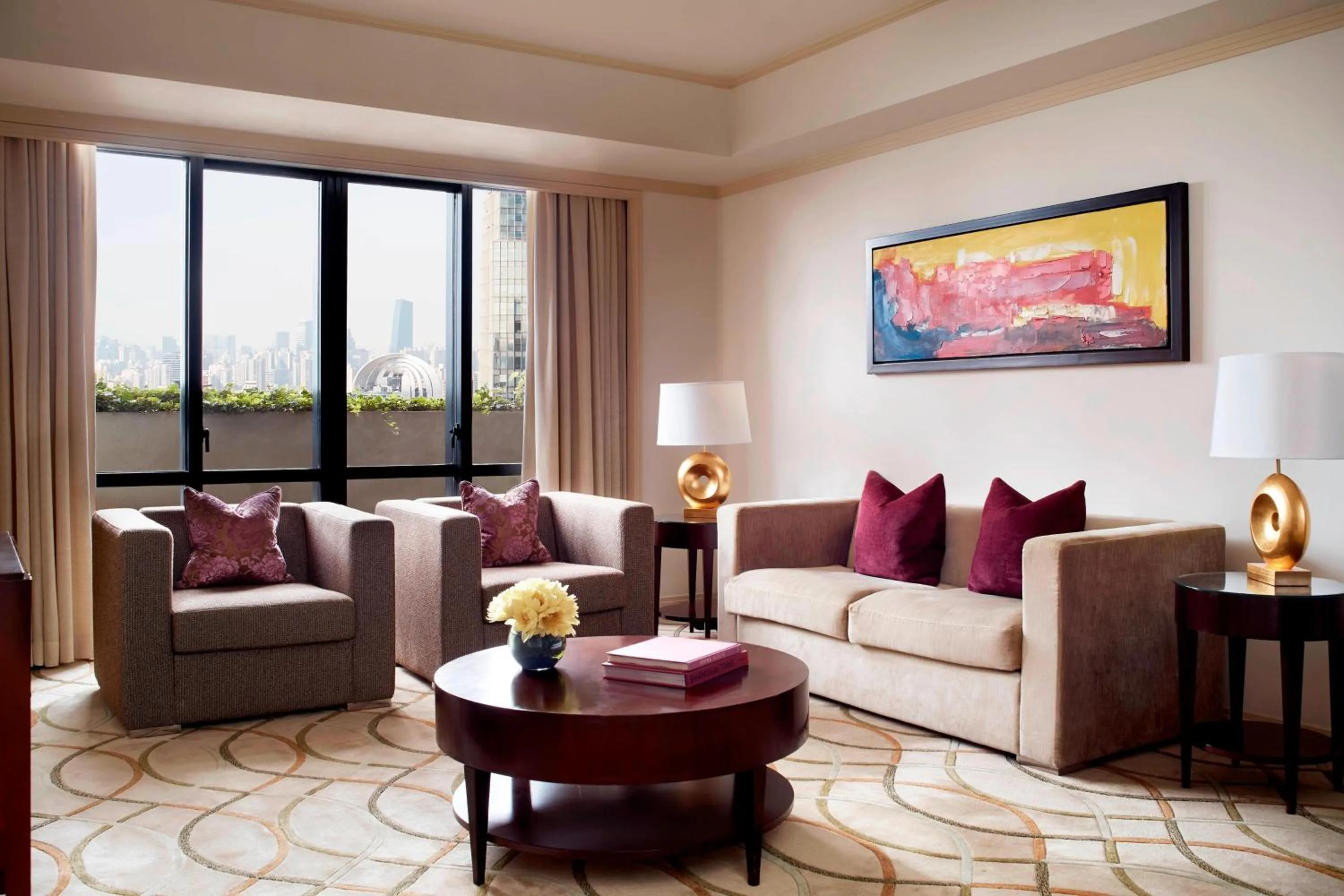 Living room in The Portman Ritz-Carlton Shanghai