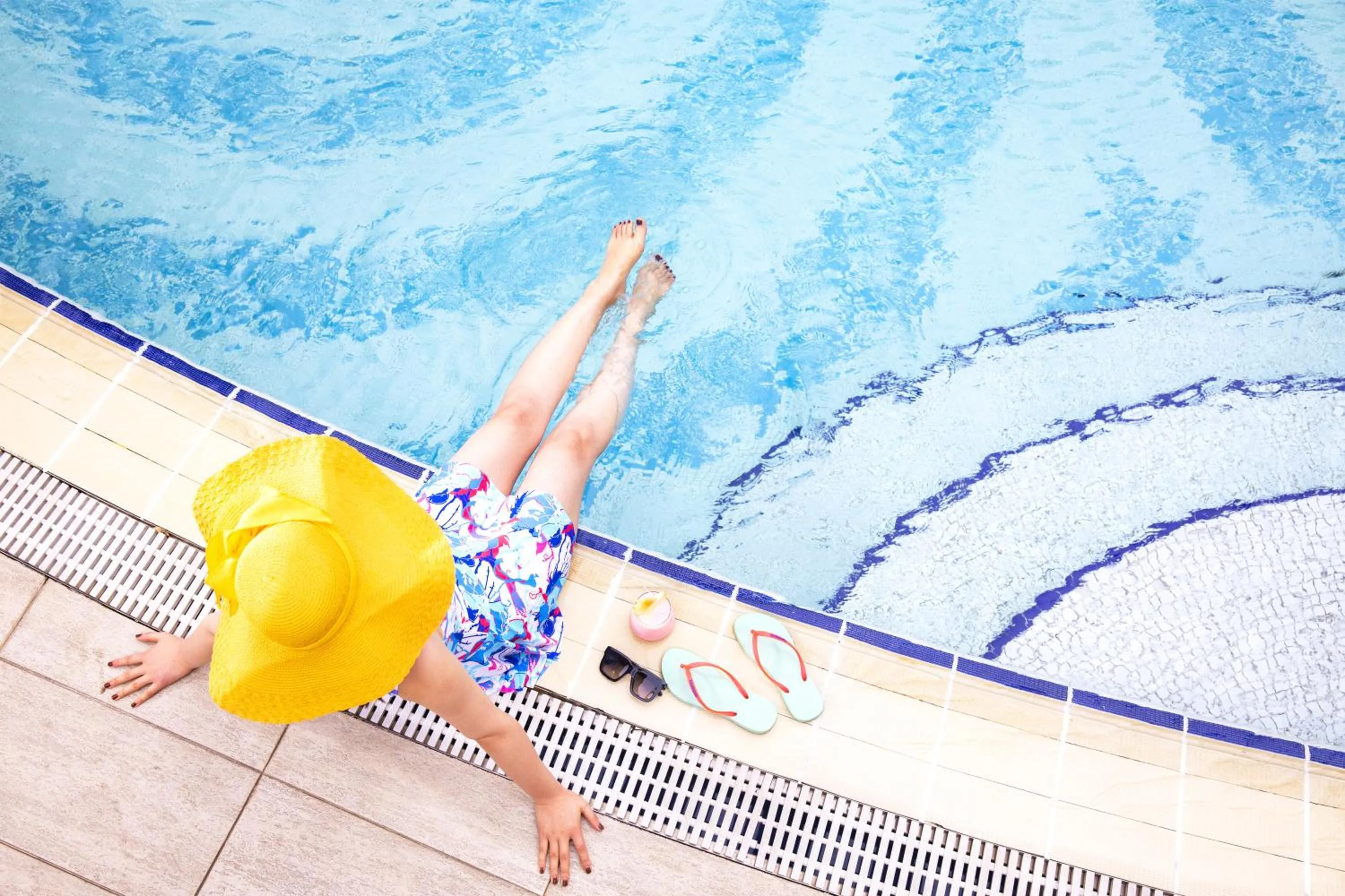 Swimming pool in The Portman Ritz-Carlton Shanghai