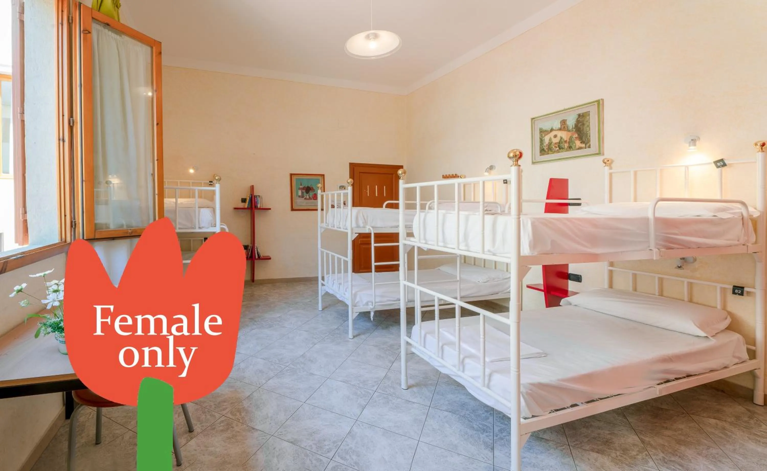 Bedroom, Bed in Hostel Archi Rossi