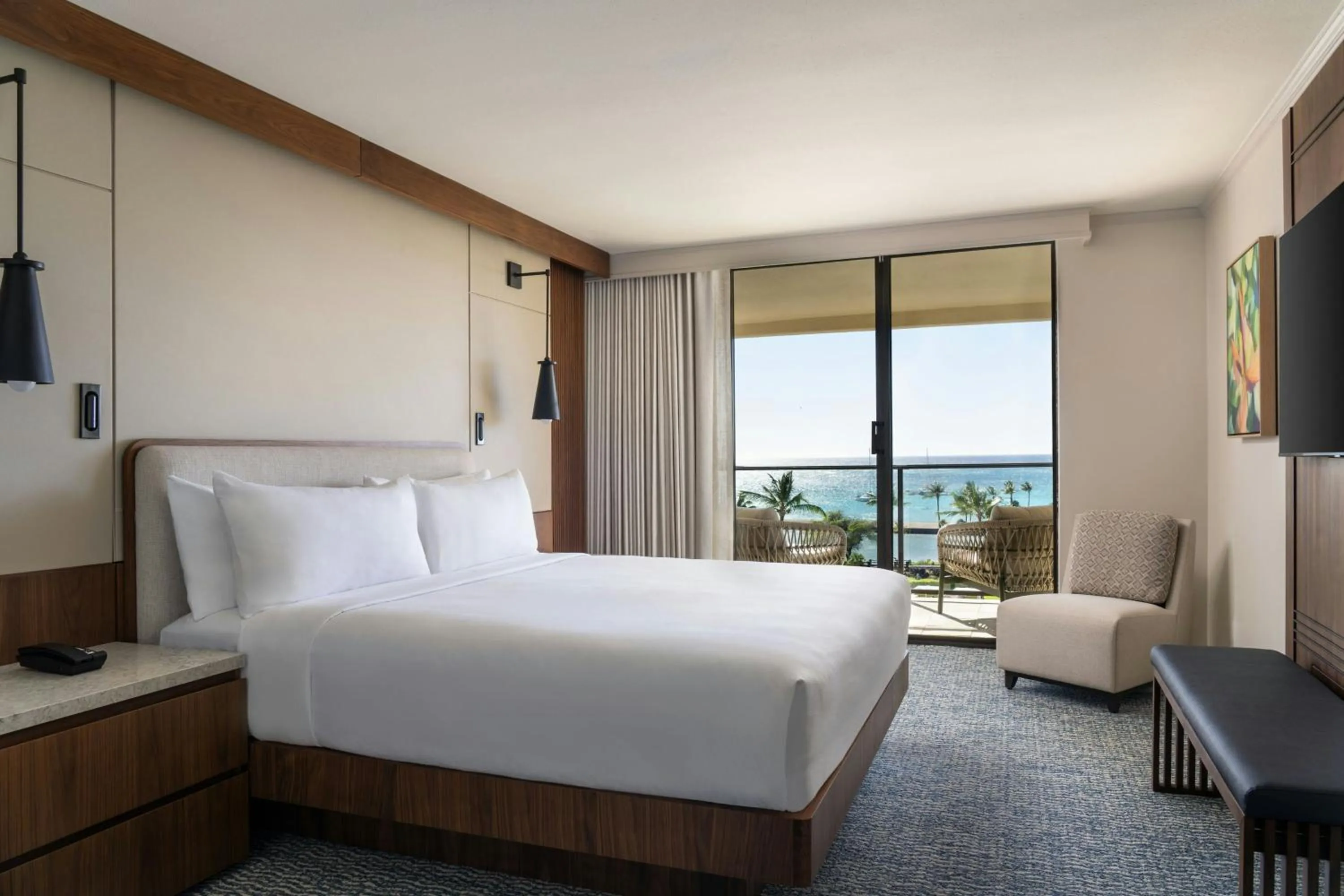 Bedroom, Bed in Waikoloa Beach Marriott Resort & Spa