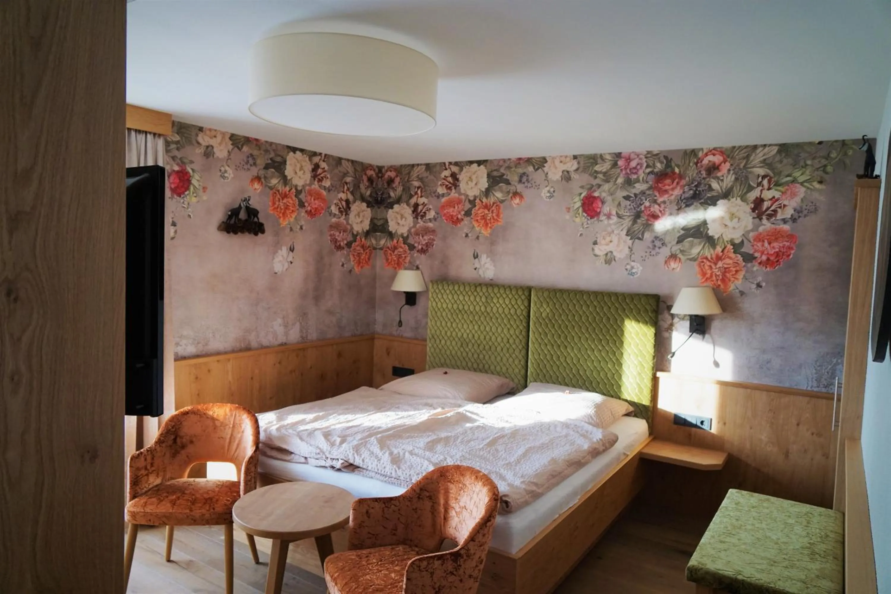 Seating area, Bed in Haus Zauner