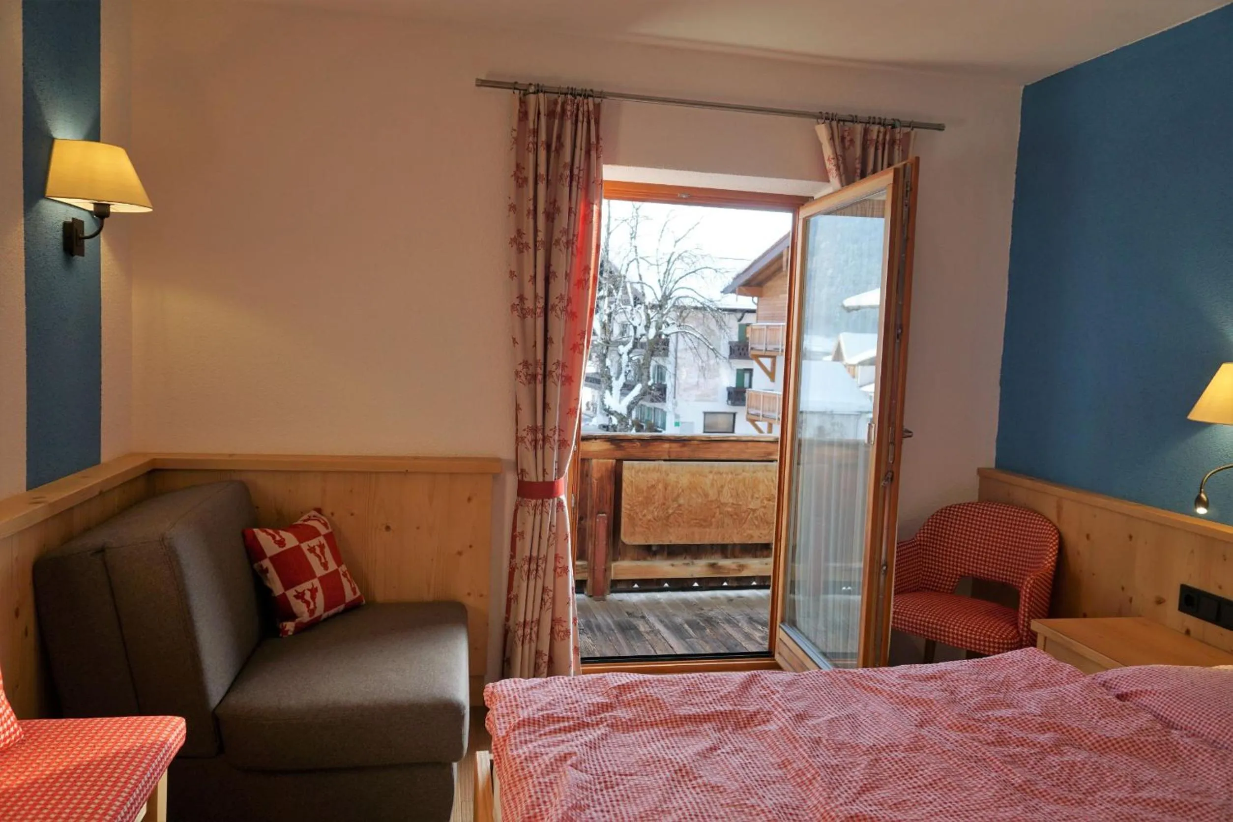 View (from property/room), Bed in Haus Zauner