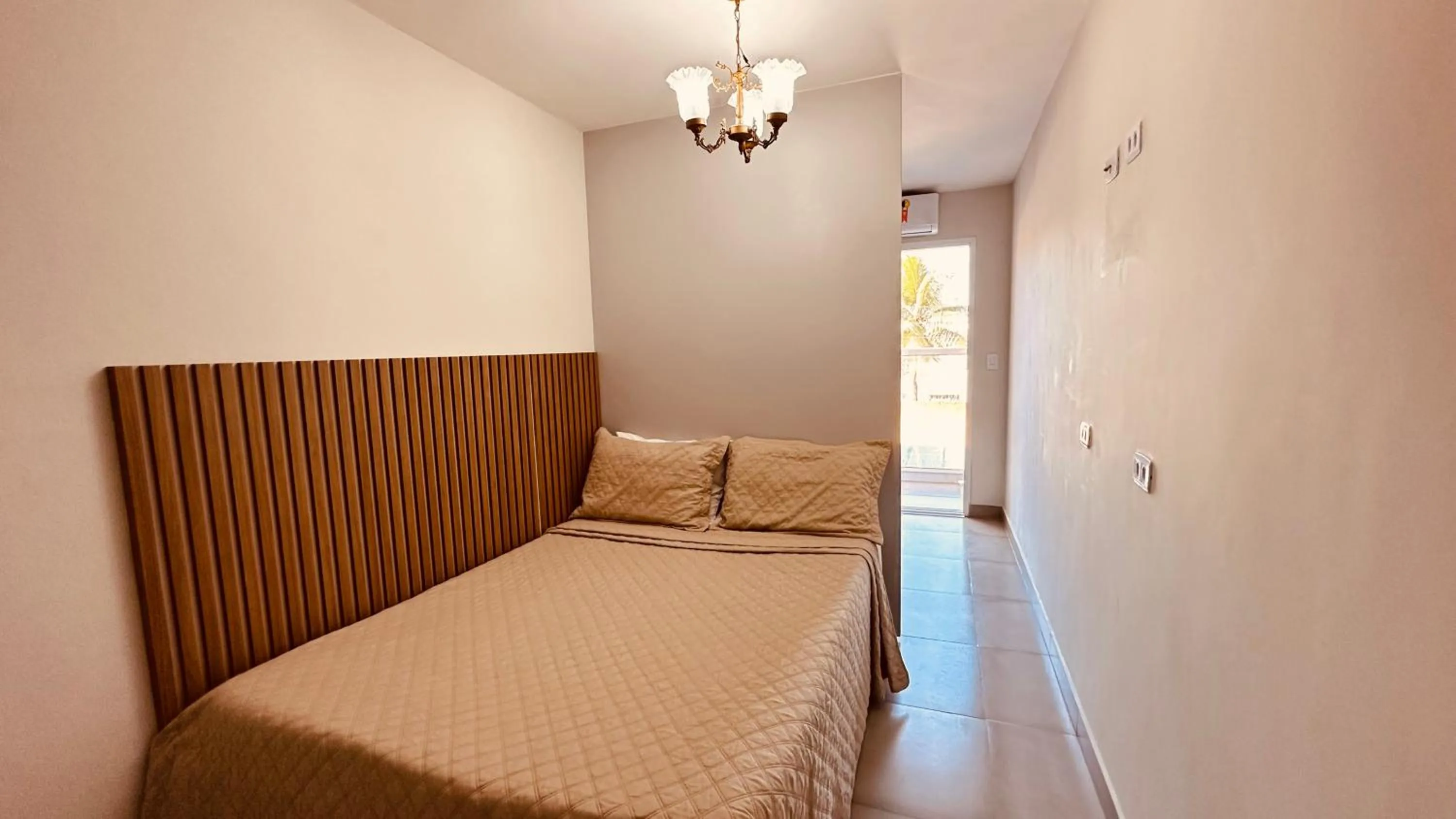 Bed in Pousada Praia Grande