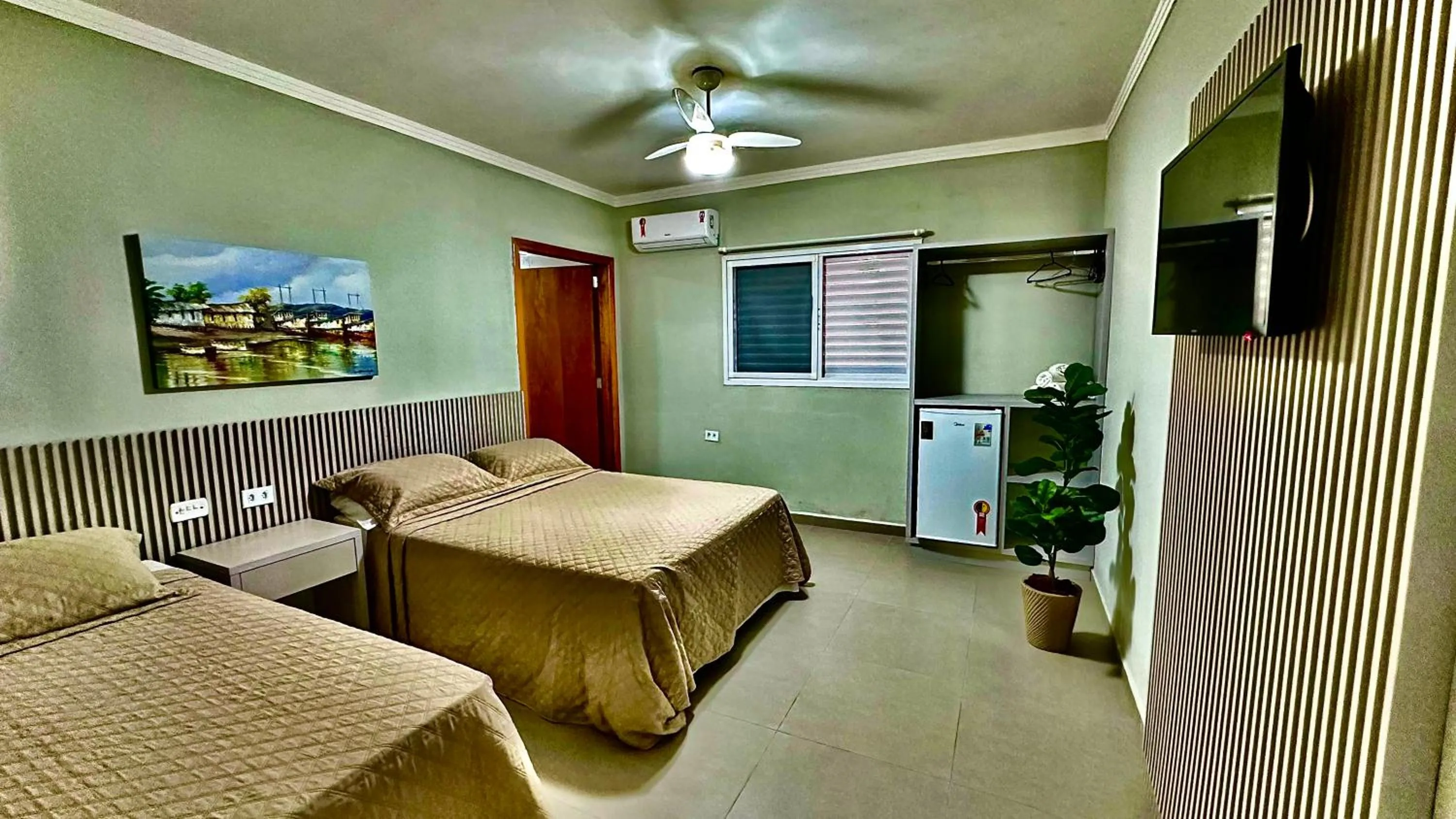 Bedroom, Bed in Pousada Praia Grande