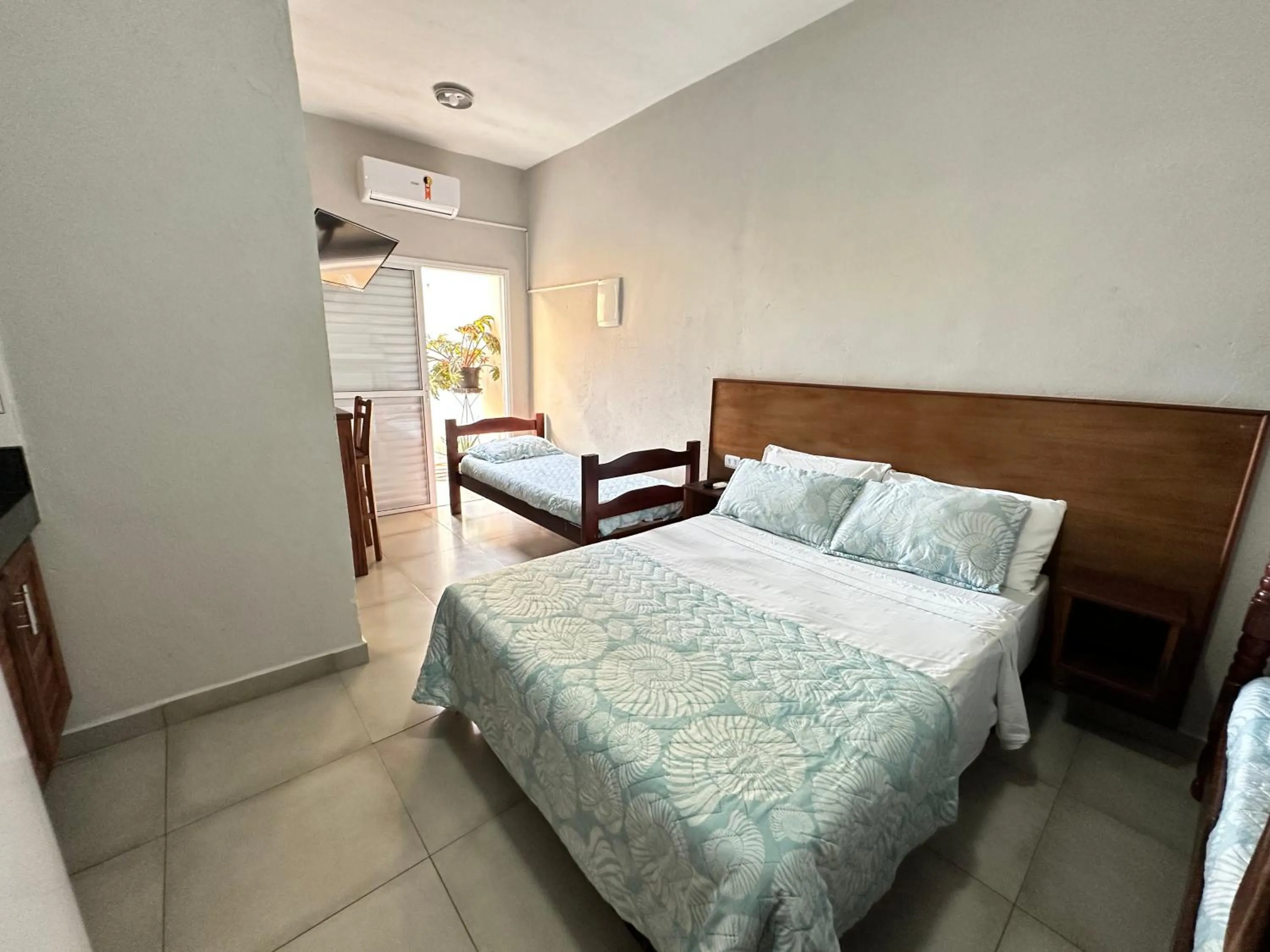 Bed in Pousada Praia Grande