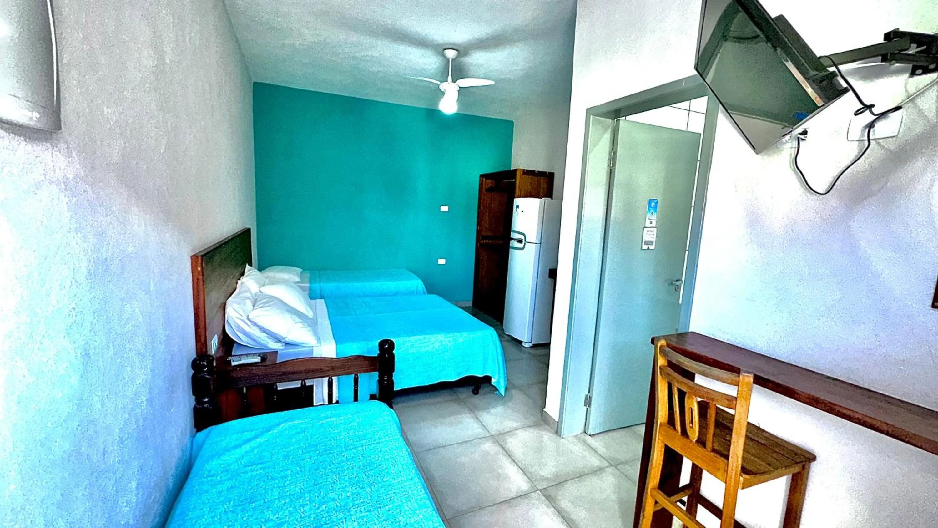 Bed in Pousada Praia Grande