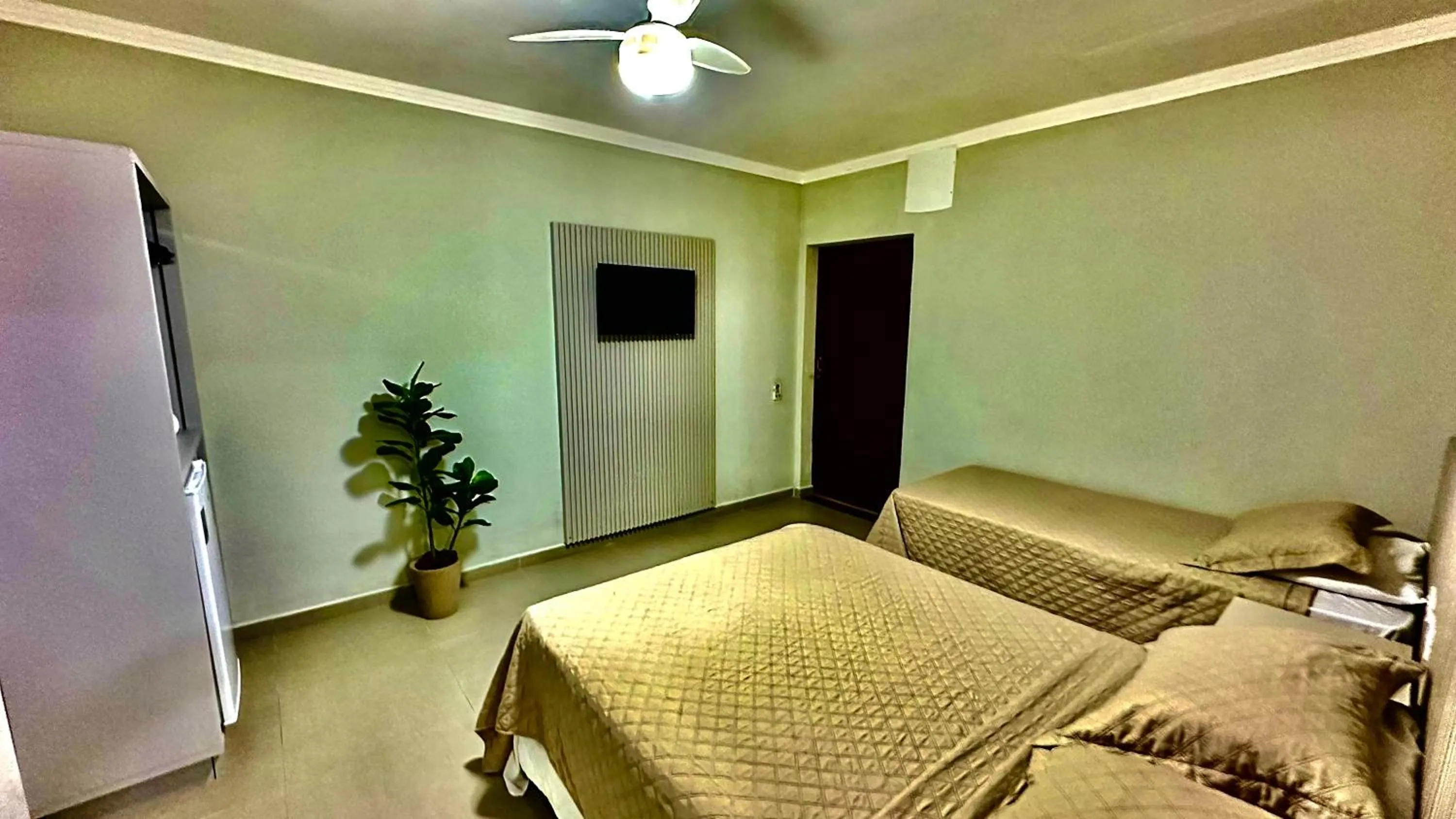 Bed in Pousada Praia Grande