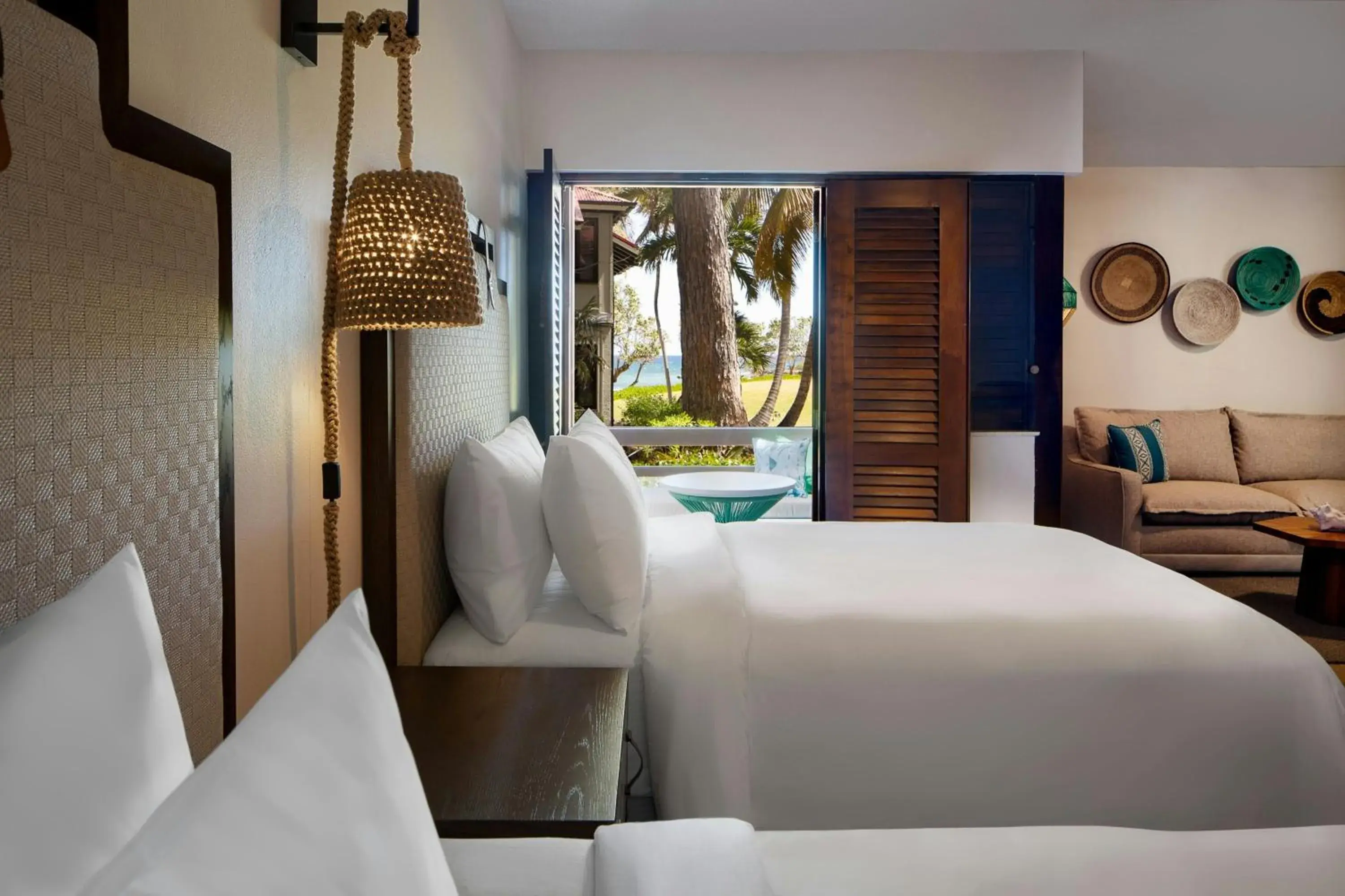 Junior Suite with Two Double Beds with Sofa Bed, Kitchenette and Ocean View in Carambola Beach Resort St. Croix, US Virgin Islands Junior Suite with Two Double Beds with Sofa Bed, Kitchenette and Ocean View in Carambola Beach Resort St. Croix, US Virgin Islands