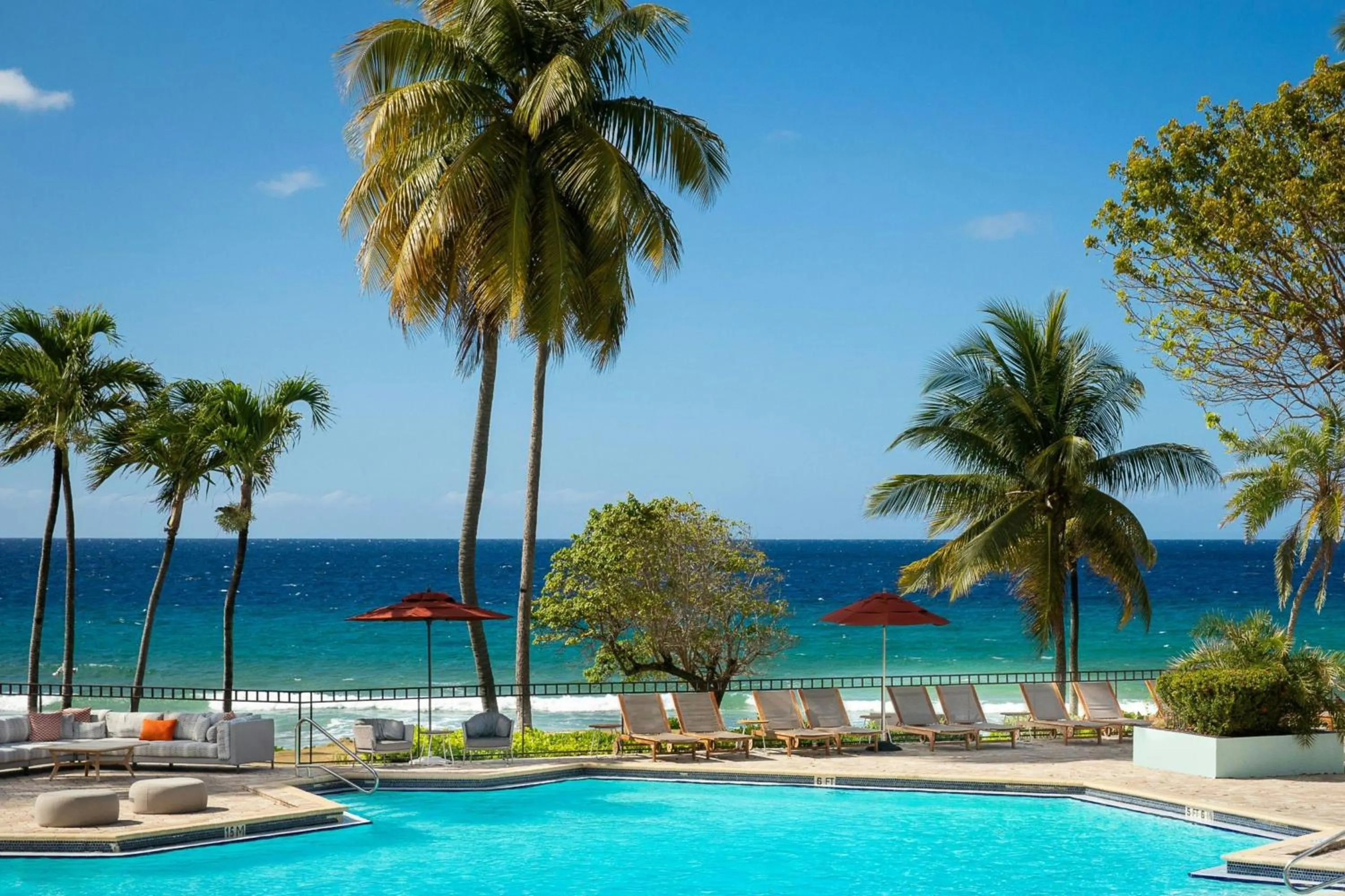 Swimming pool in Carambola Beach Resort St. Croix, US Virgin Islands