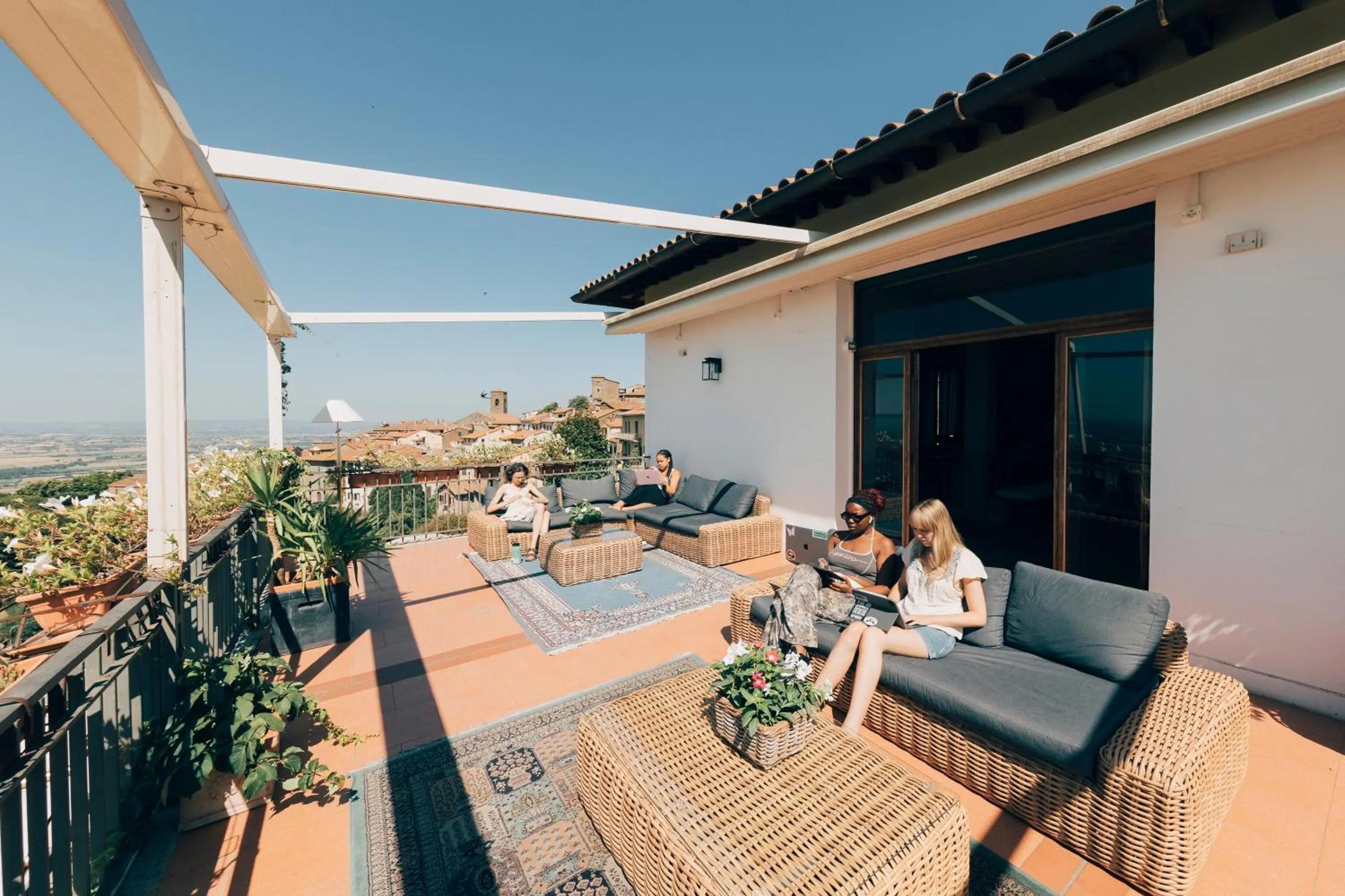 Balcony/Terrace in Hotel San Luca