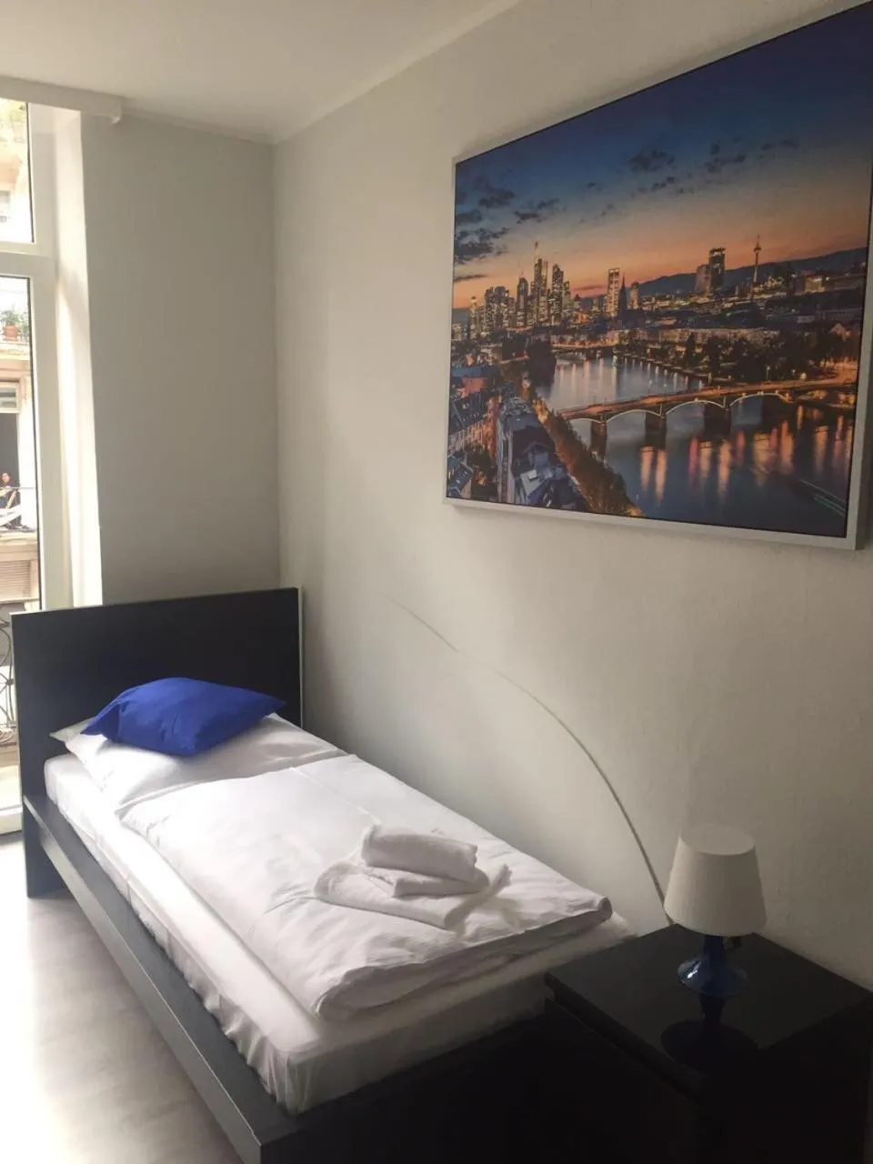 Bed in Main Hotel Frankfurt City