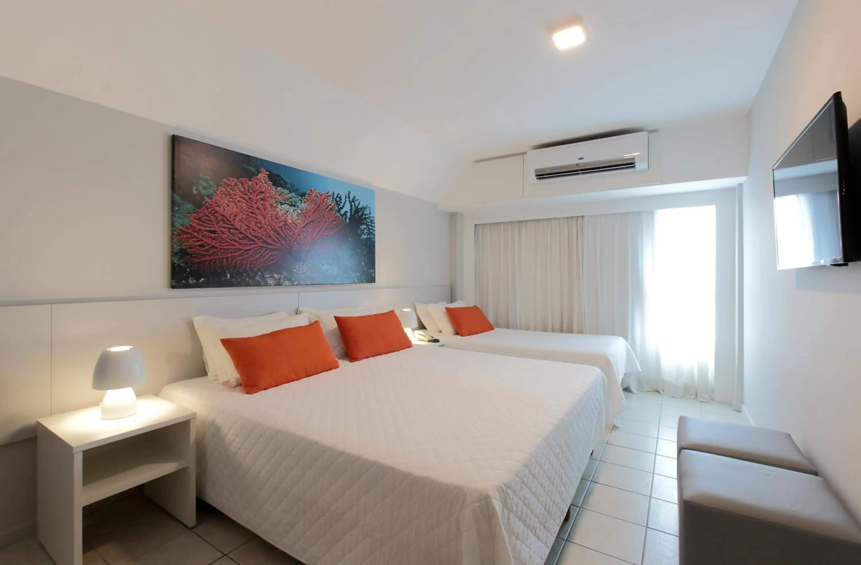 Bed in Hotel Ponta Verde Maceió