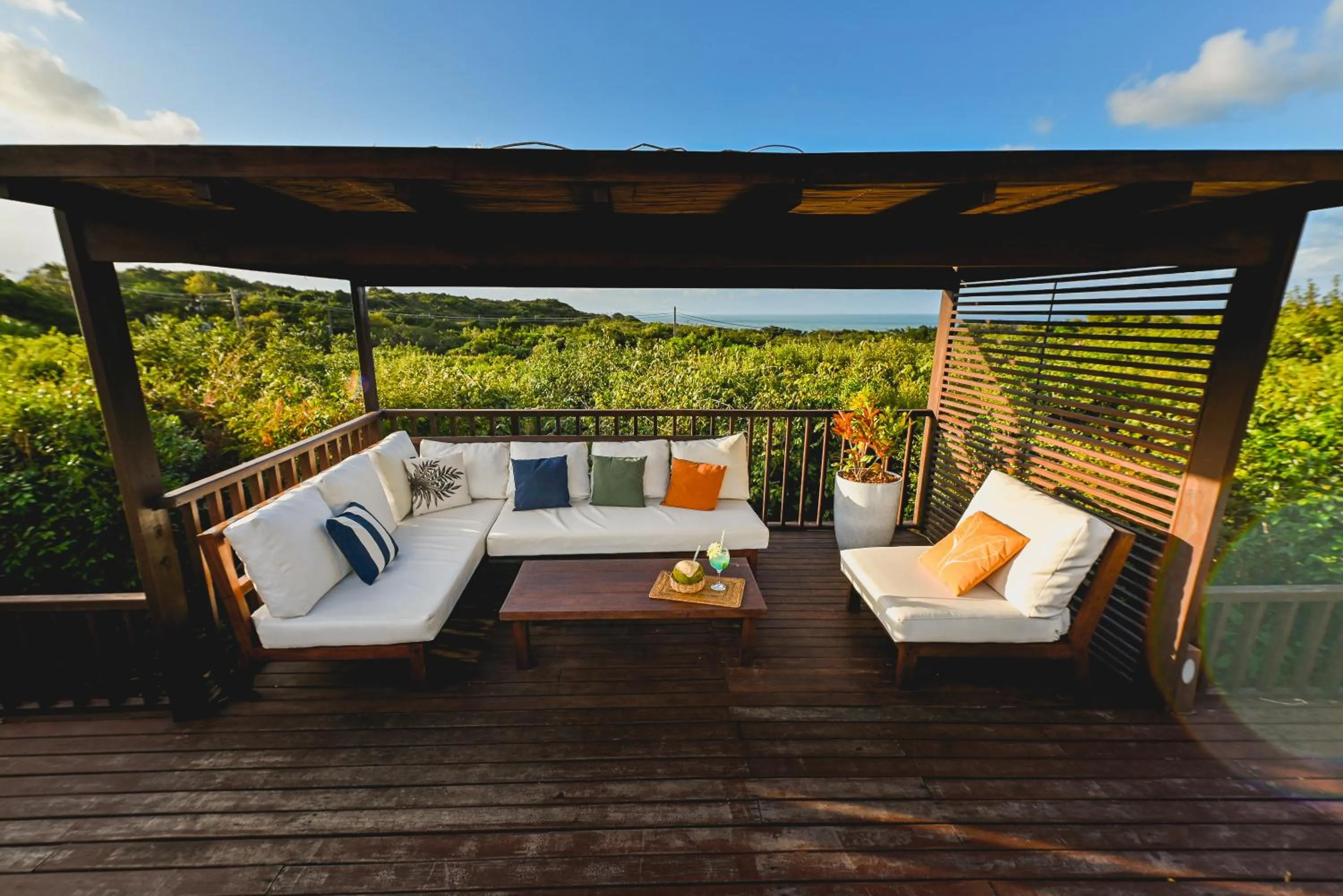 Seating area in Oka Da Mata