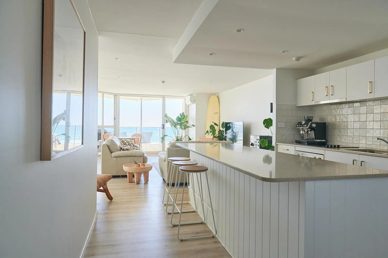 Kitchen or kitchenette in Foreshore Beachfront Apartments