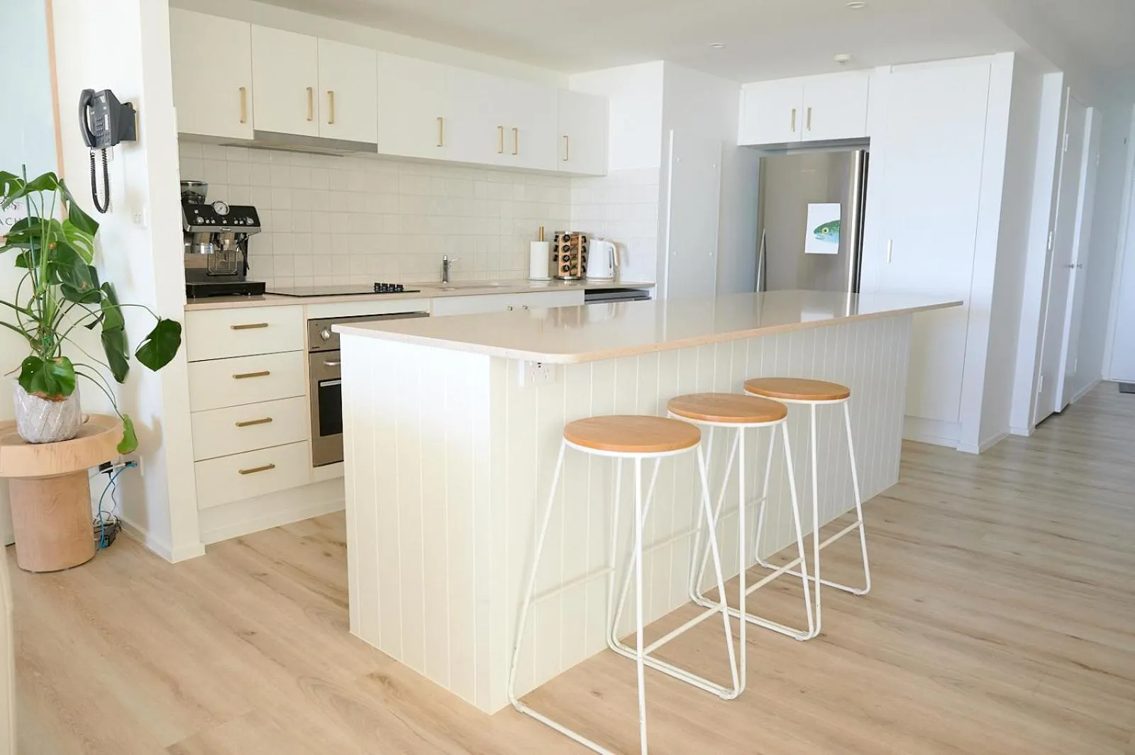 Kitchen or kitchenette in Foreshore Beachfront Apartments
