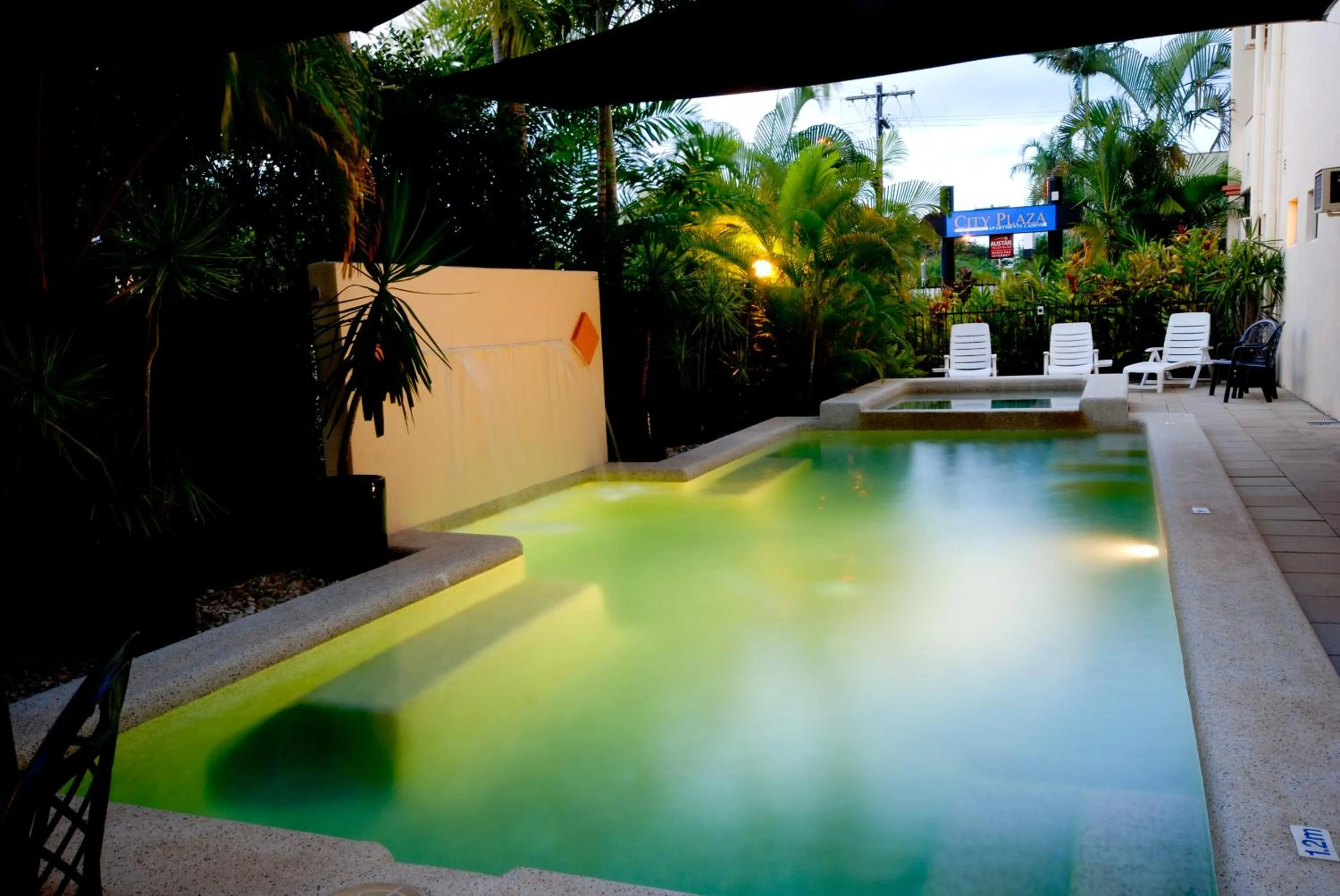 Day in City Plaza Apartments