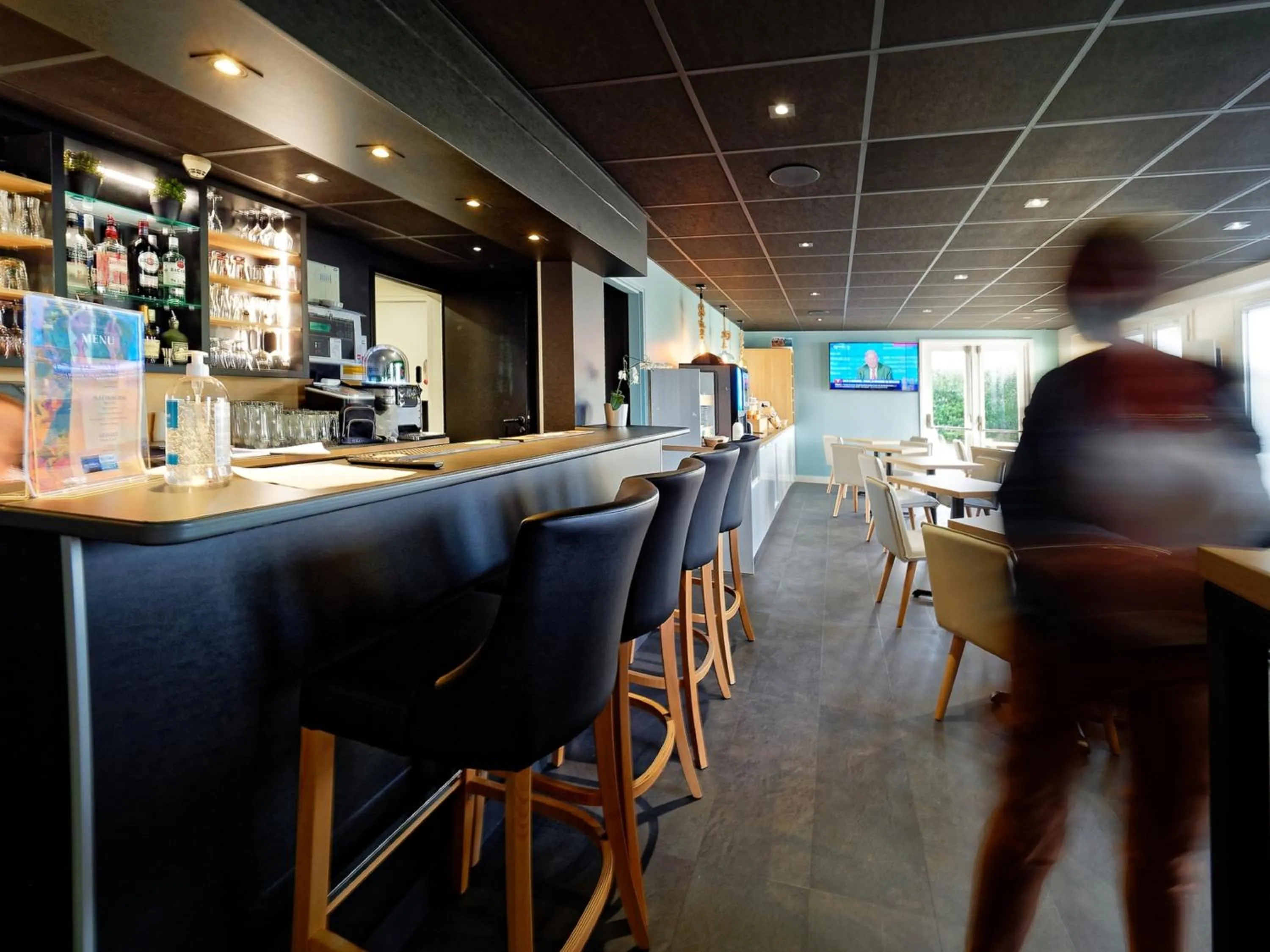 Communal lounge/ TV room in Kyriad DIRECT Saint Brieuc - Parc des Expositions