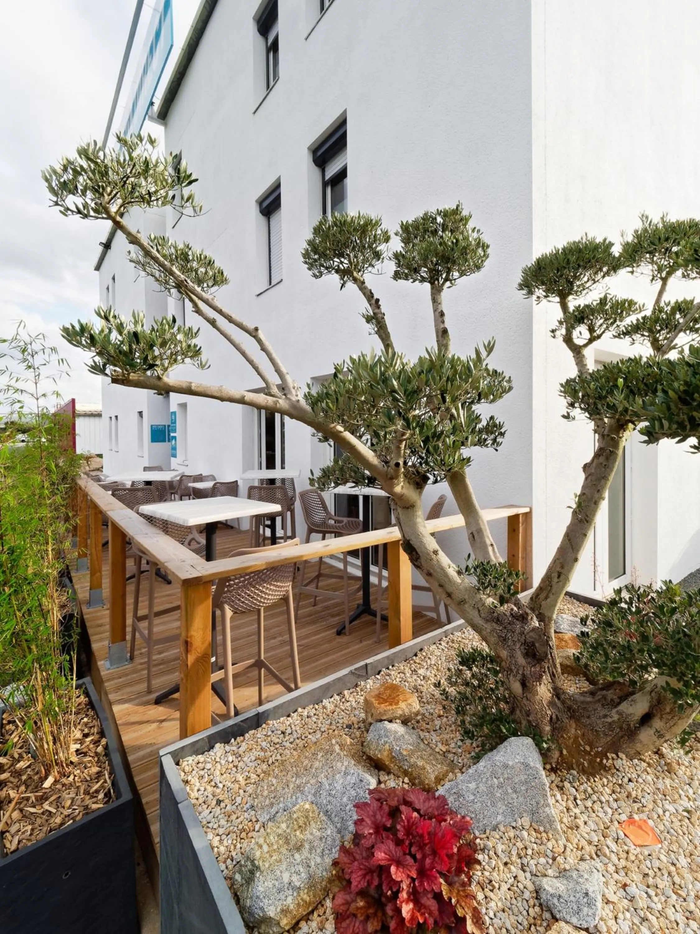 Patio in Kyriad DIRECT Saint Brieuc - Parc des Expositions