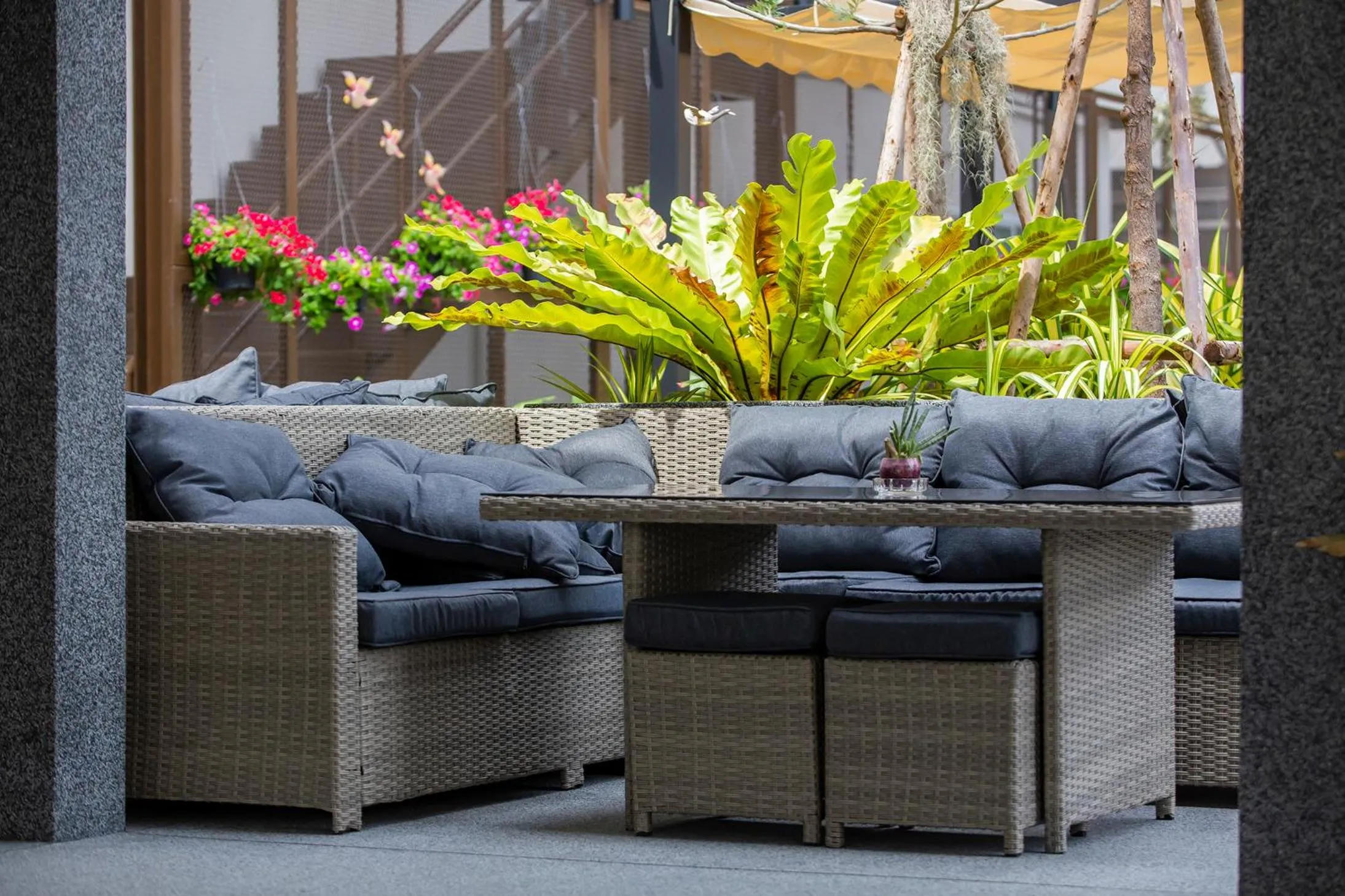 Seating area in Sabai Sabana